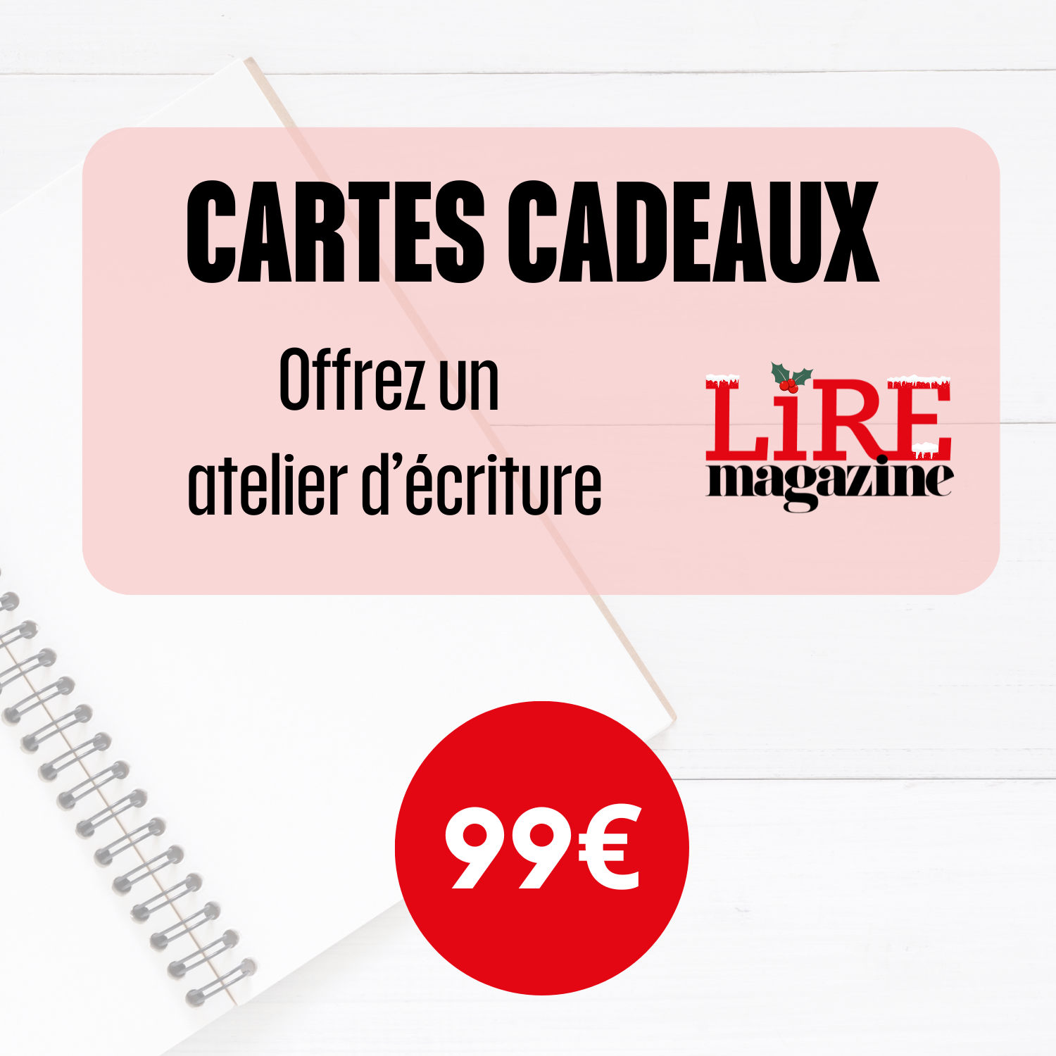 Carte cadeau - Offrez un Atelier d&