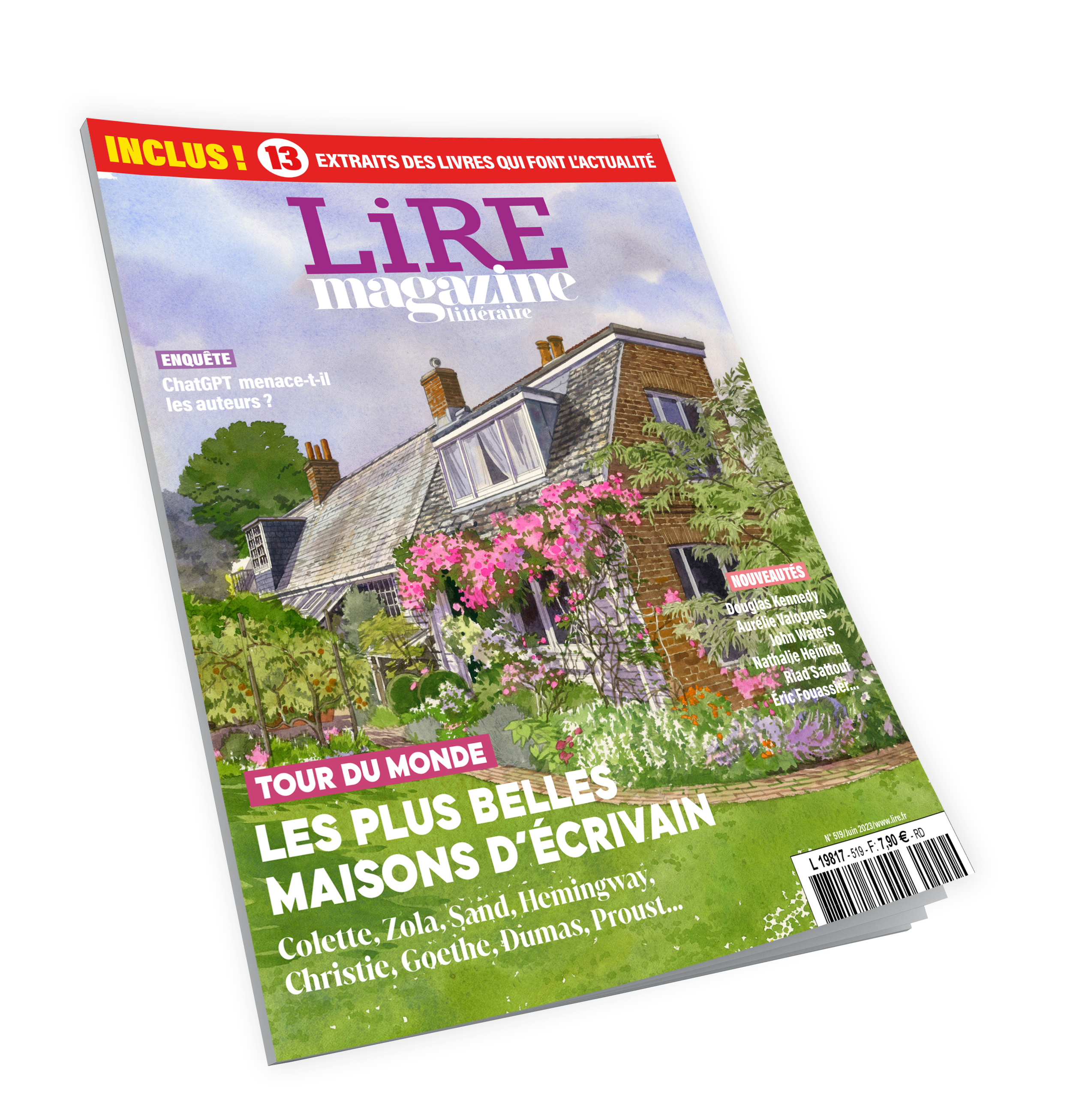 Lire Magazine littéraire n°519 - Les plus belles maisons d&
