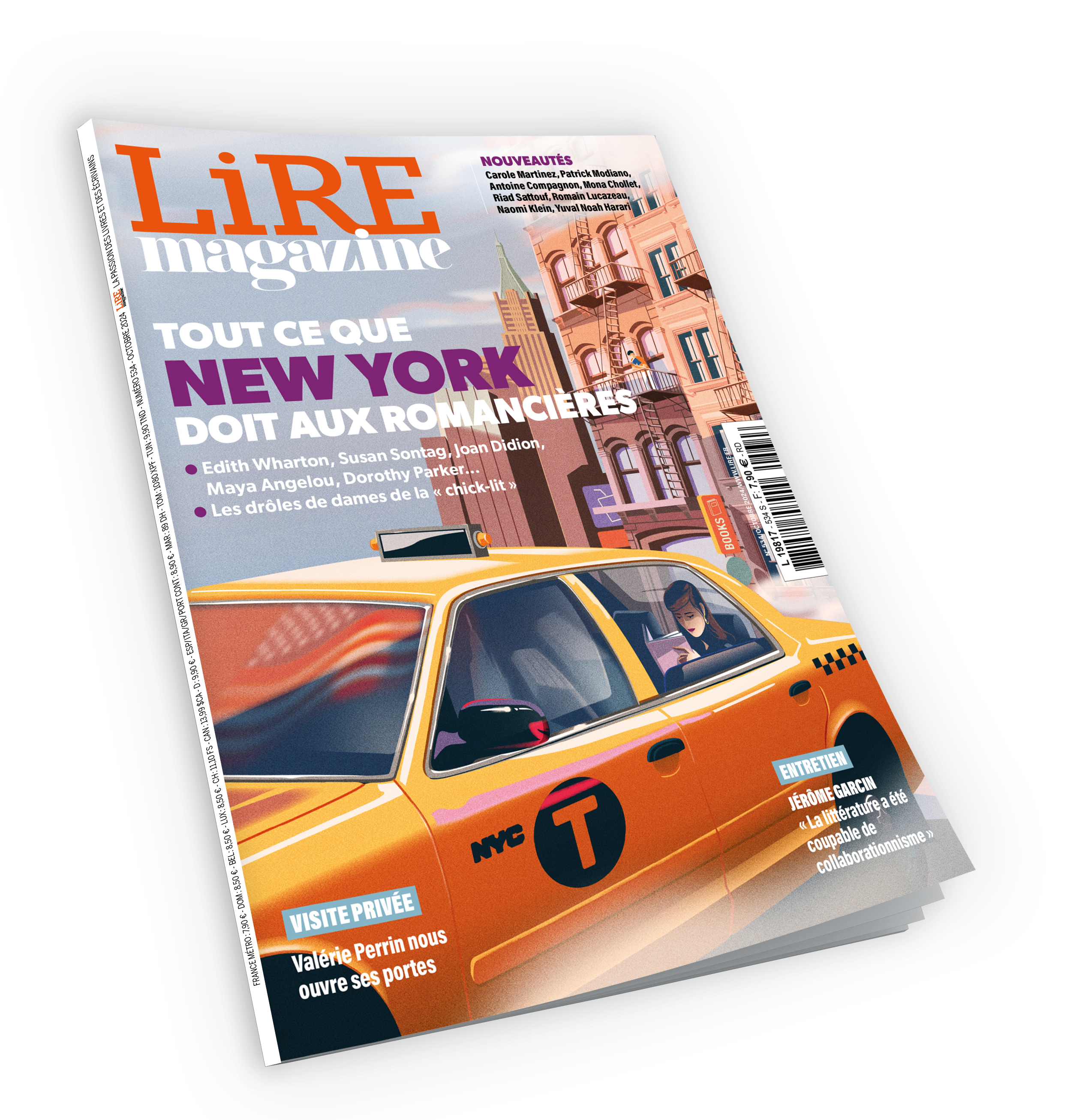Lire Magazine n°534 - Tout ce que New York doit aux romancières - Octobre 2024