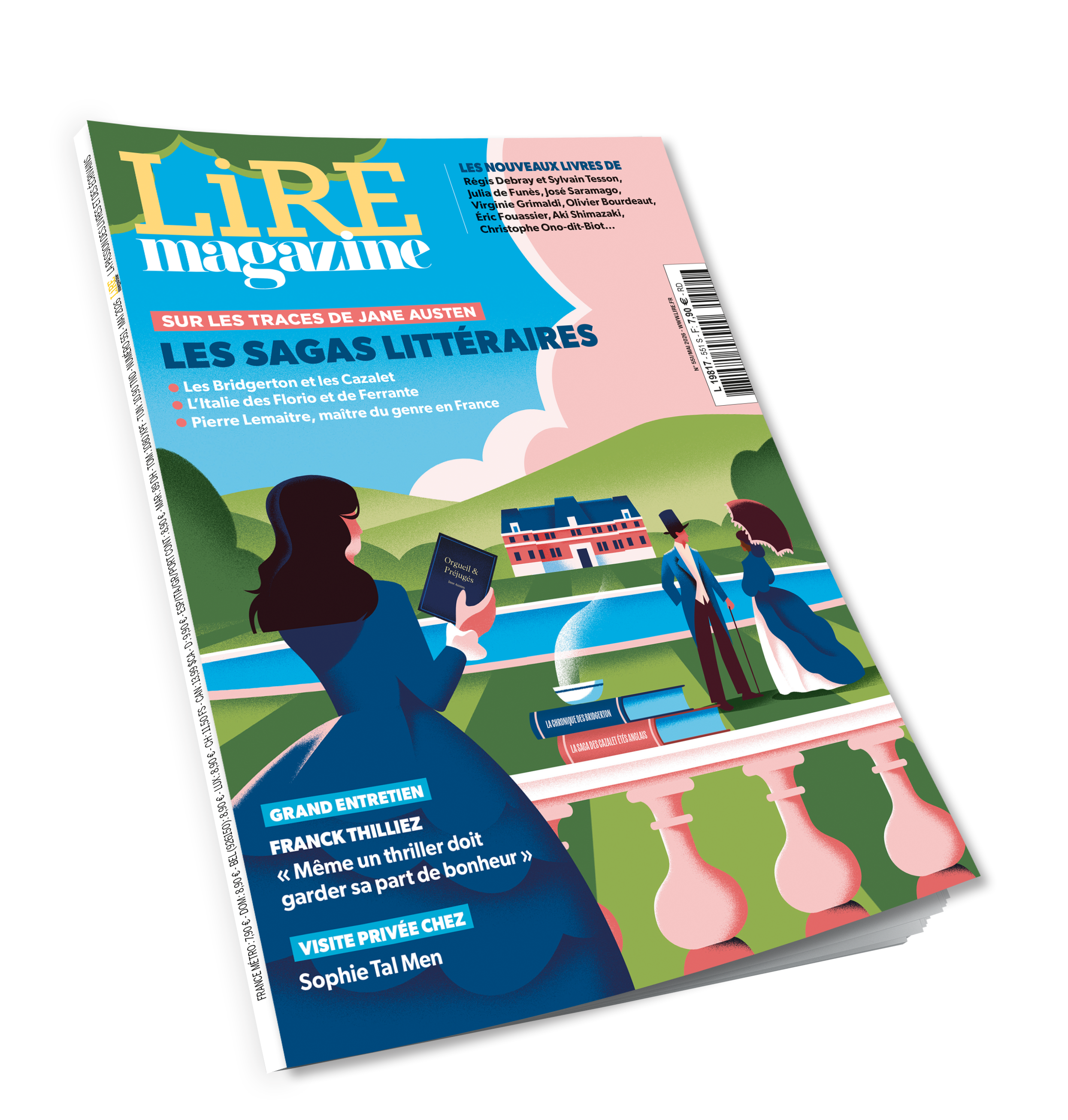 Lire Magazine n°551 - LES SAGAS LITTÉRAIRES, Sur les traces de Jane Austen
