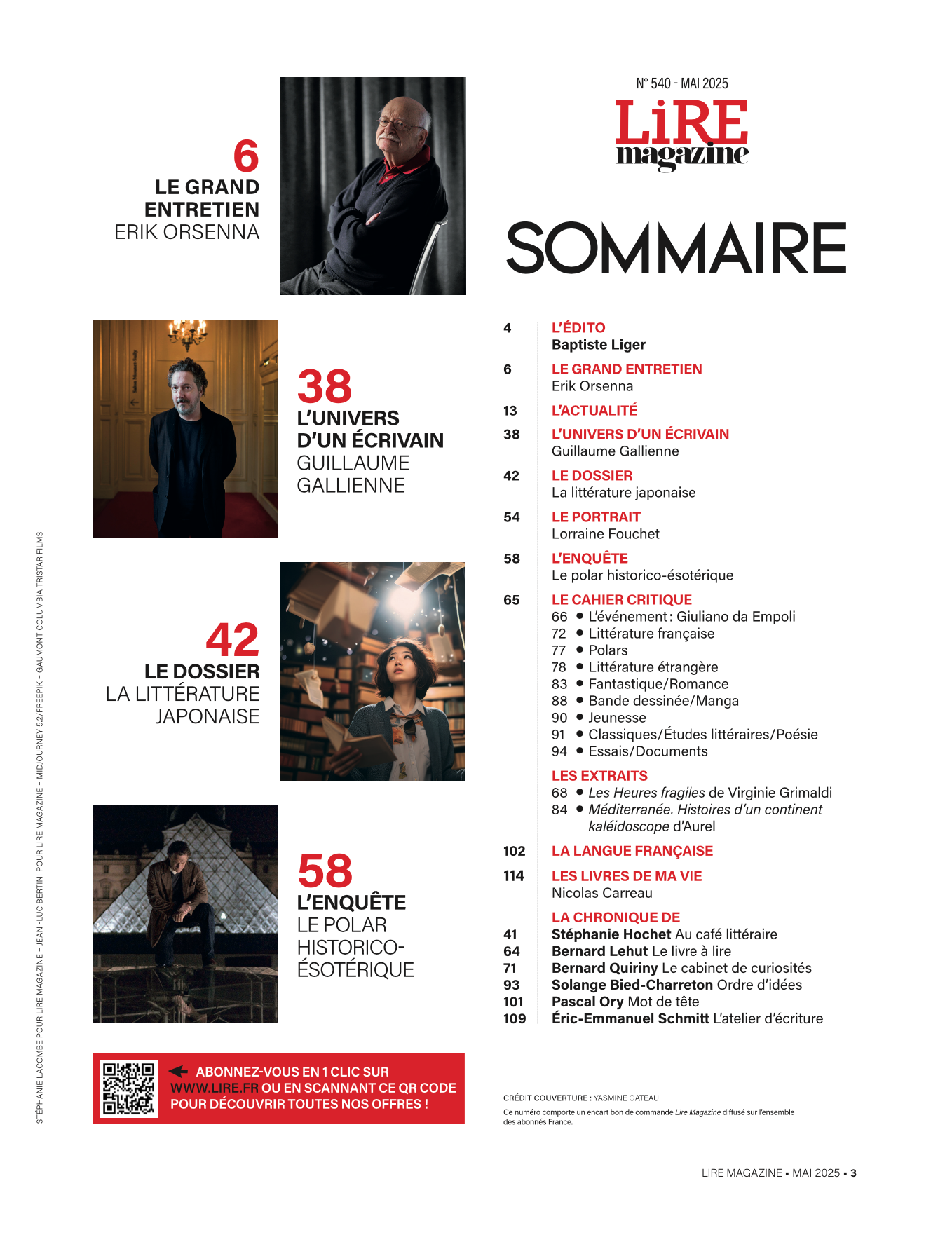 Sommaire Lire 540