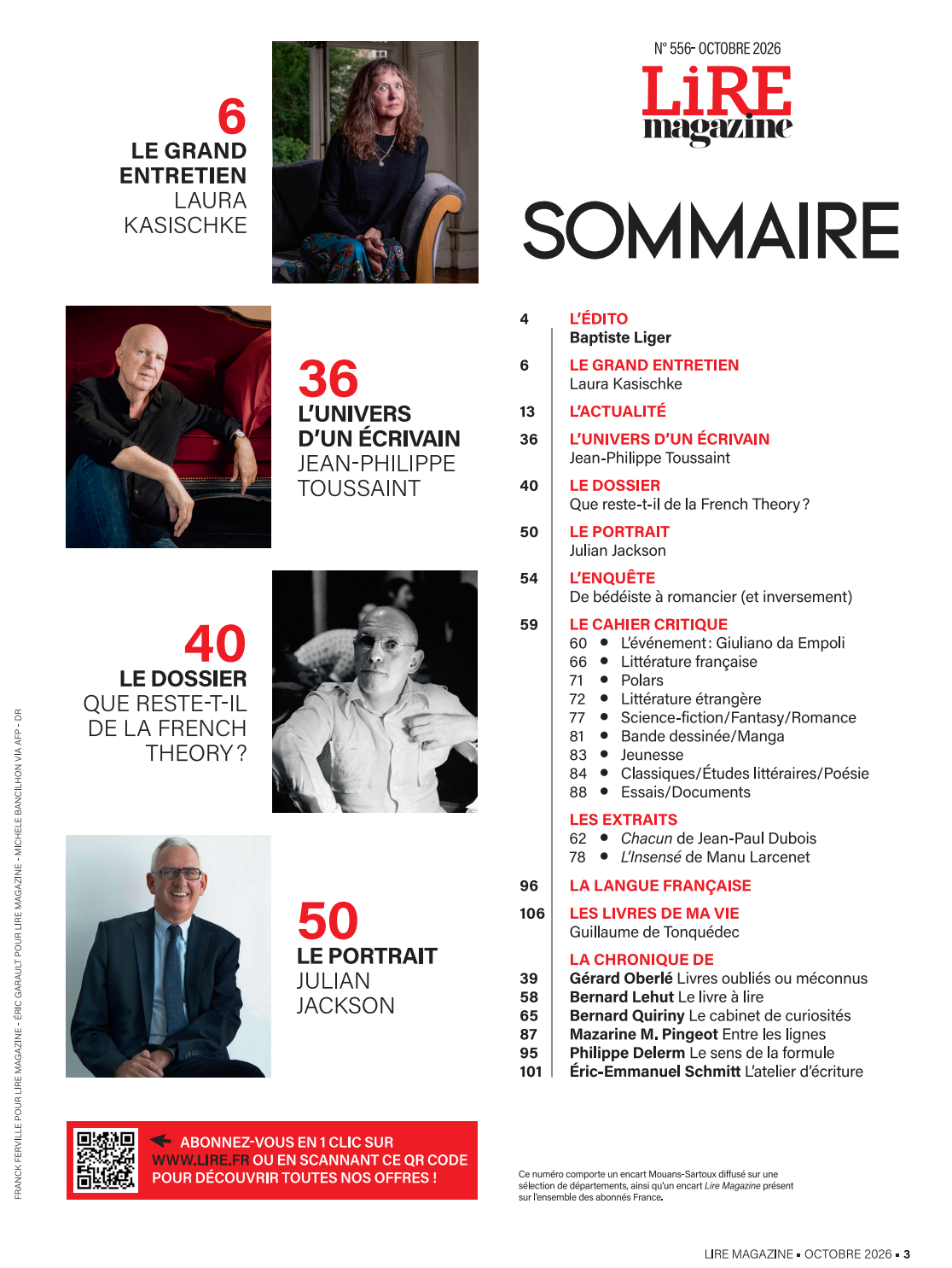Lire Magazine n°556 – La French Theory toujours influente ?