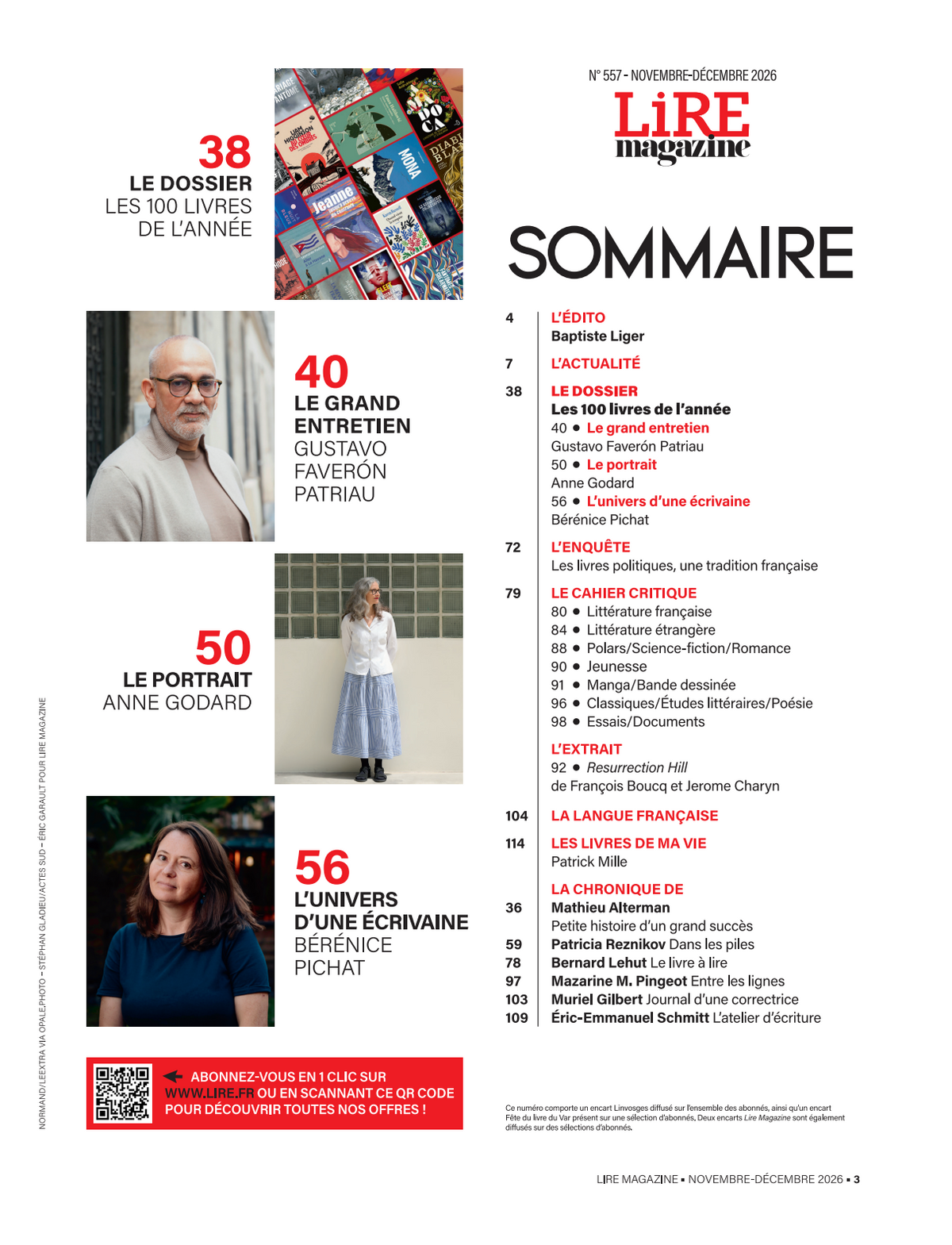 Lire Magazine n°557 – Les 100 livres de l&