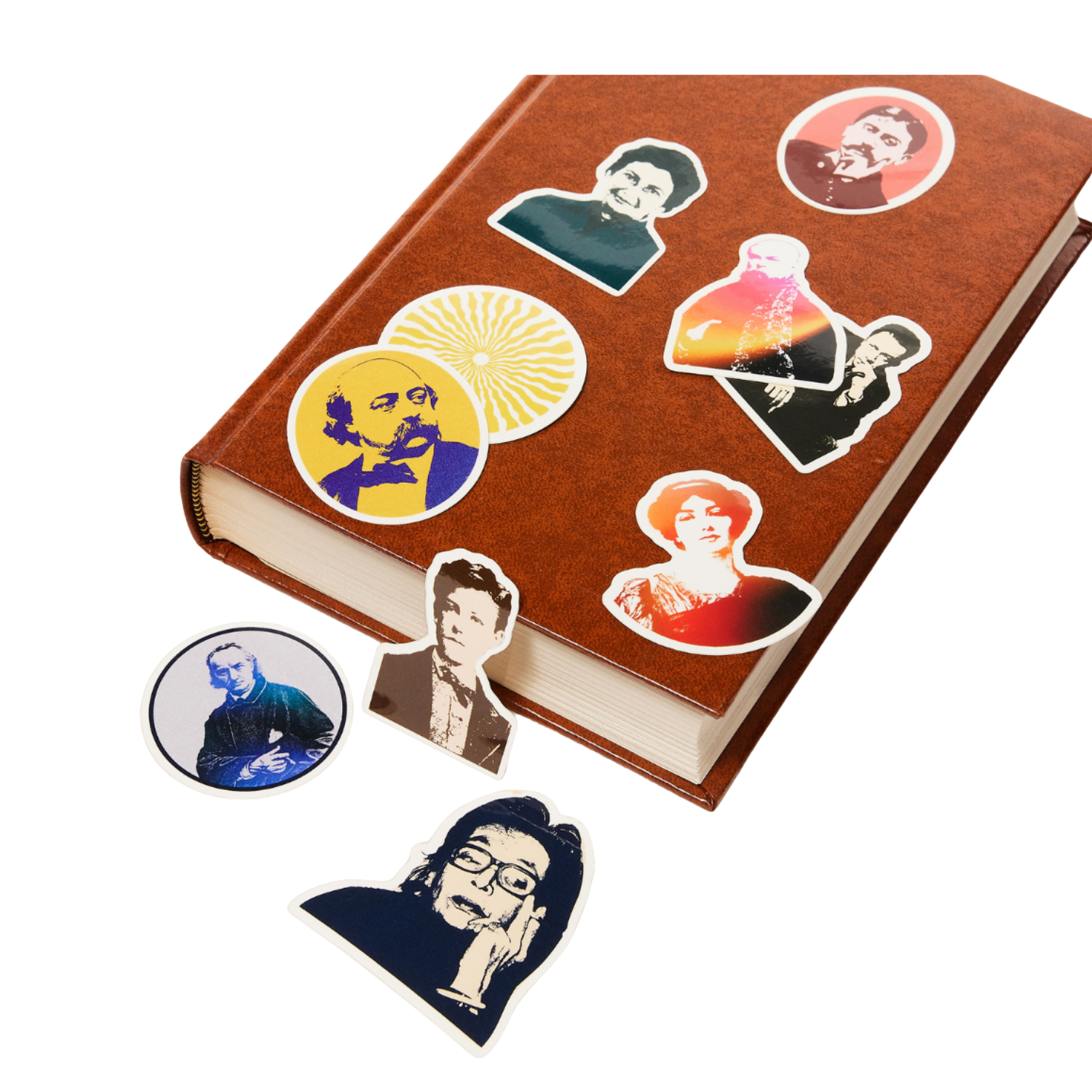 Le pack de 12 stickers littéraires