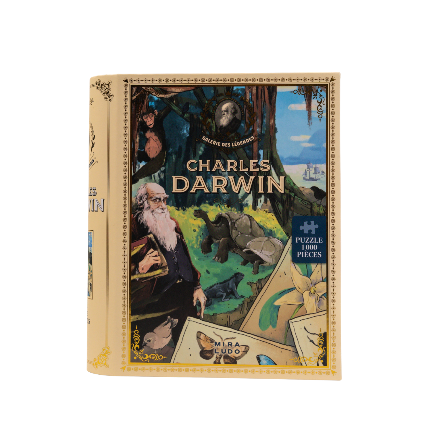 Puzzle - « La Galerie des Légendes » - Charles Darwin - 1000