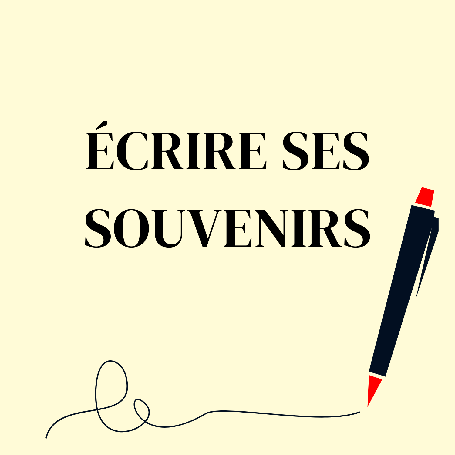 « Écrire ses souvenirs » animé par Lola Sorrenti - Atelier d&