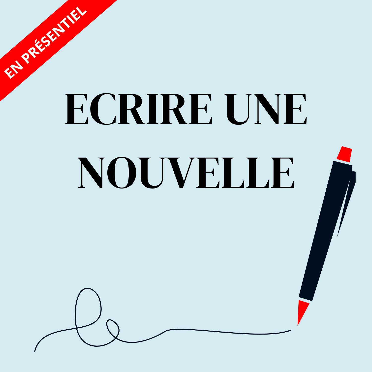 « Écrire une nouvelle » animé par Lola Sorrenti - EN PRÉSENTIEL