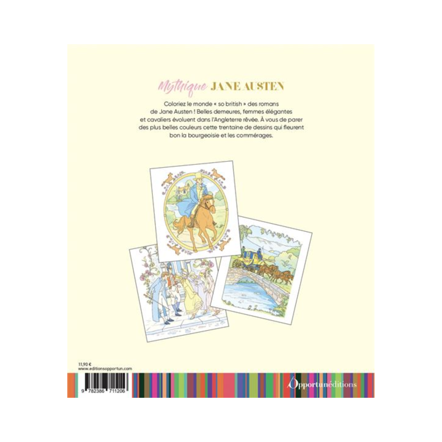 Le cahier de coloriage pour adulte - Mythique Jane Austen !