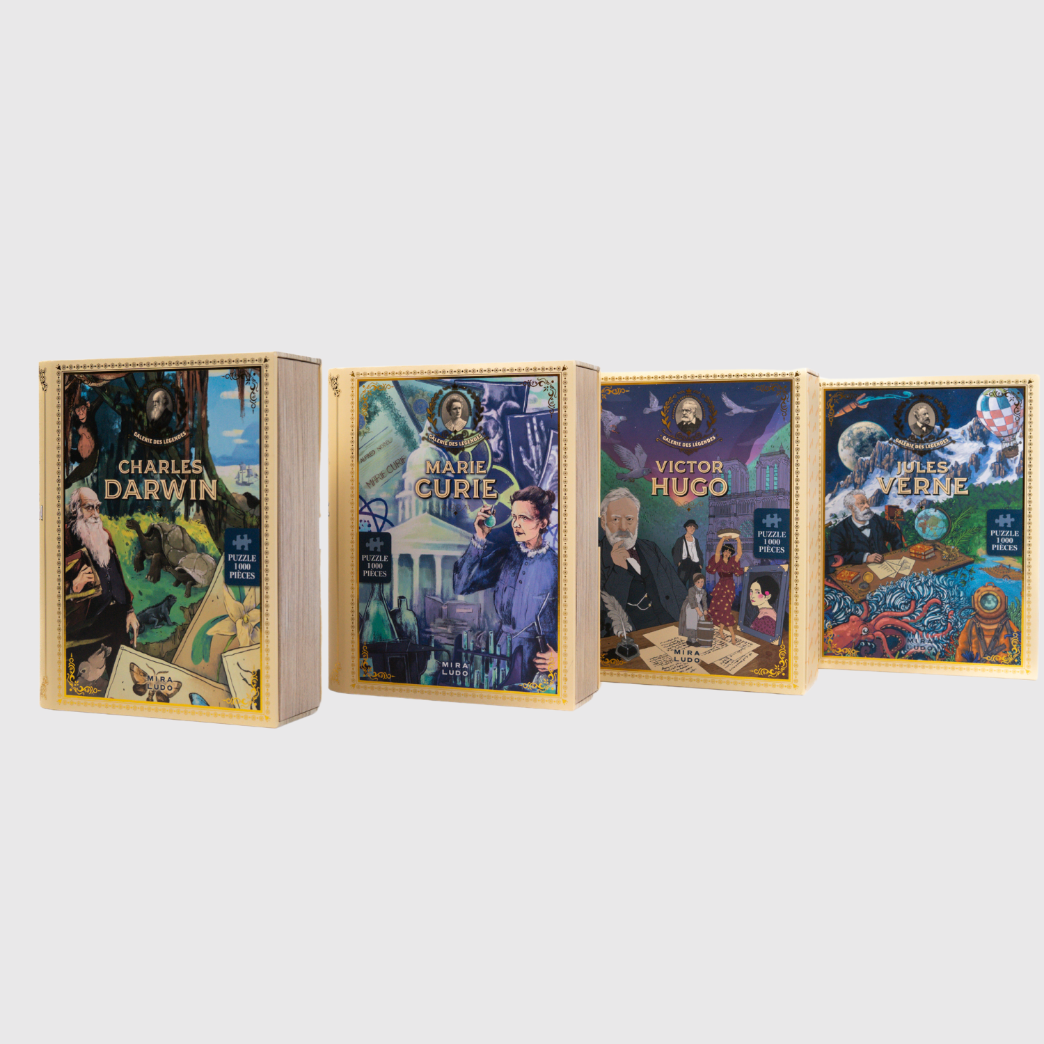 Puzzle - « La Galerie des Légendes » - Le pack de quatre puzzles