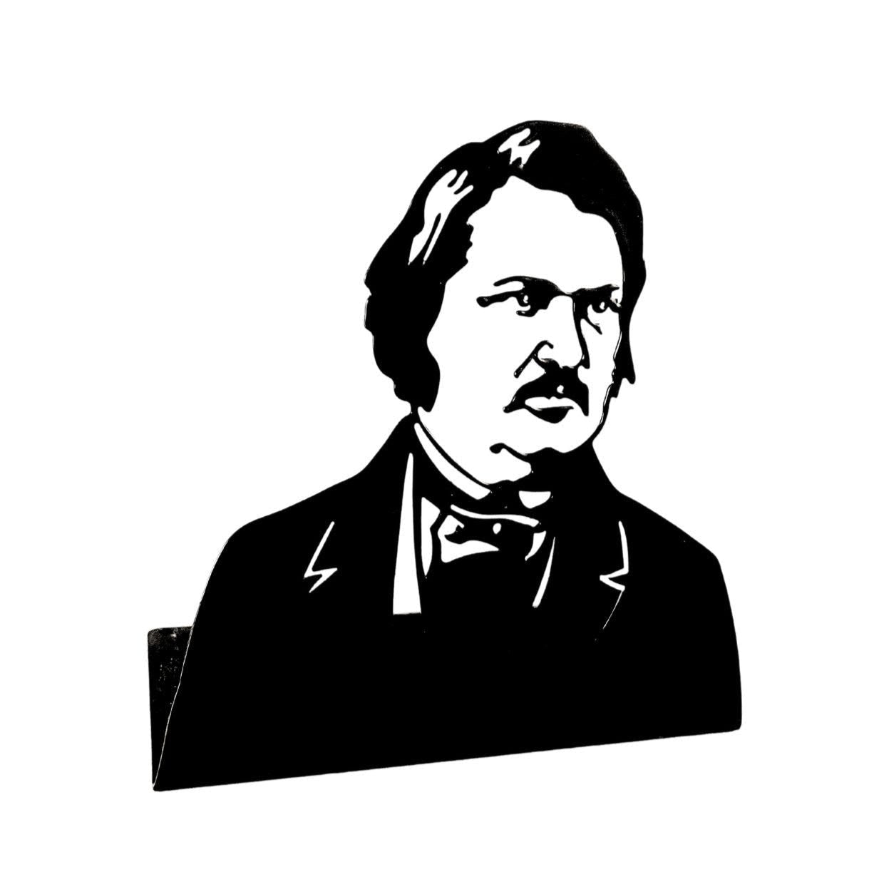 Serre-livre en métal Honoré de Balzac