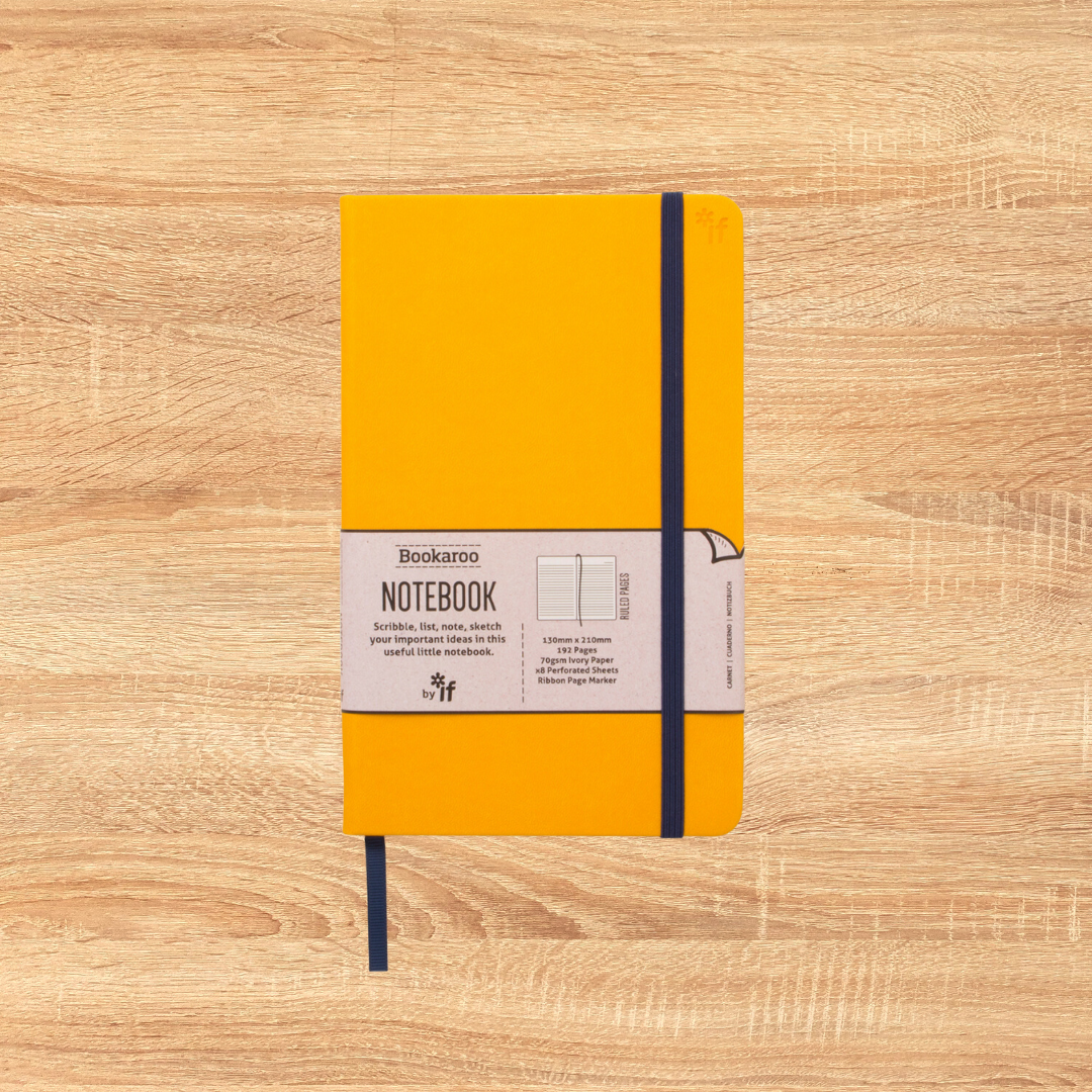 Le joli carnet de notes turquoise ou jaune