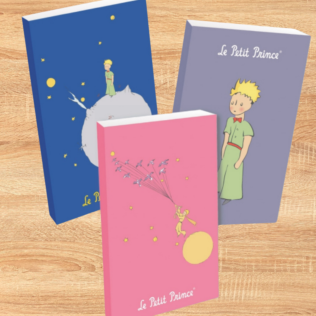 Lot de 3 carnets « Le Petit Prince »