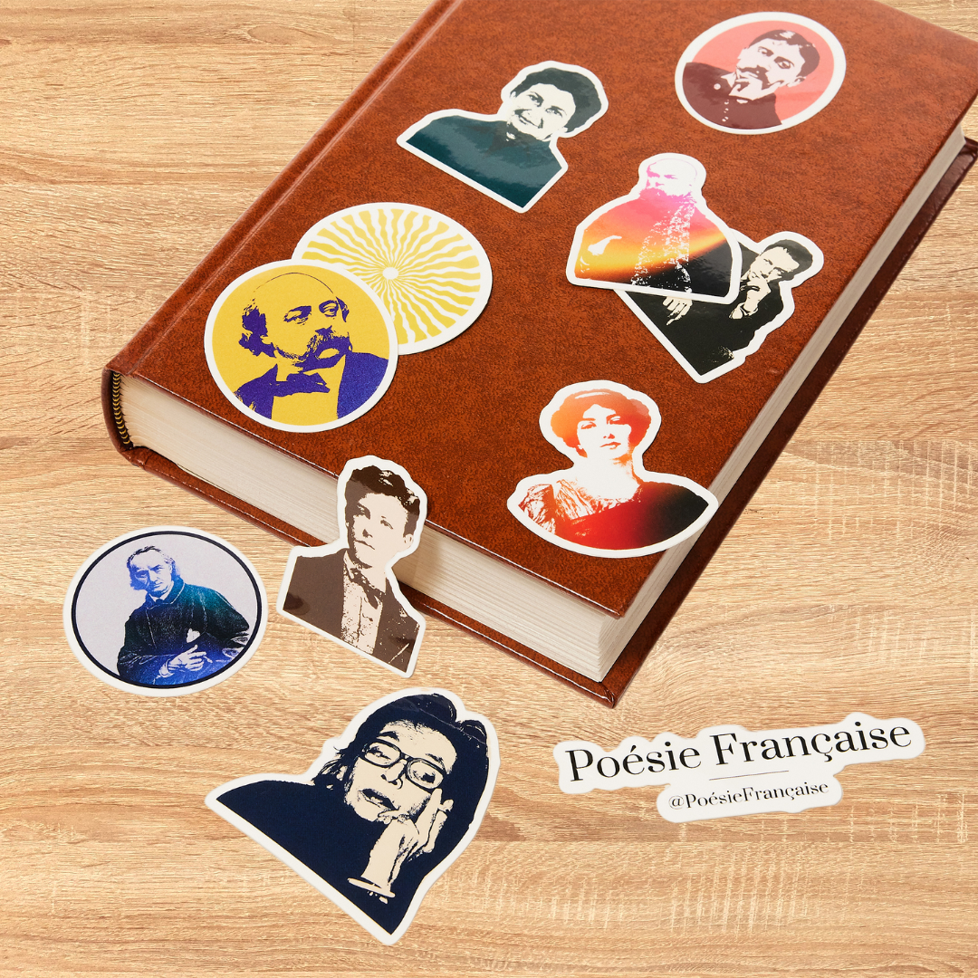 Le pack de 12 stickers littéraires