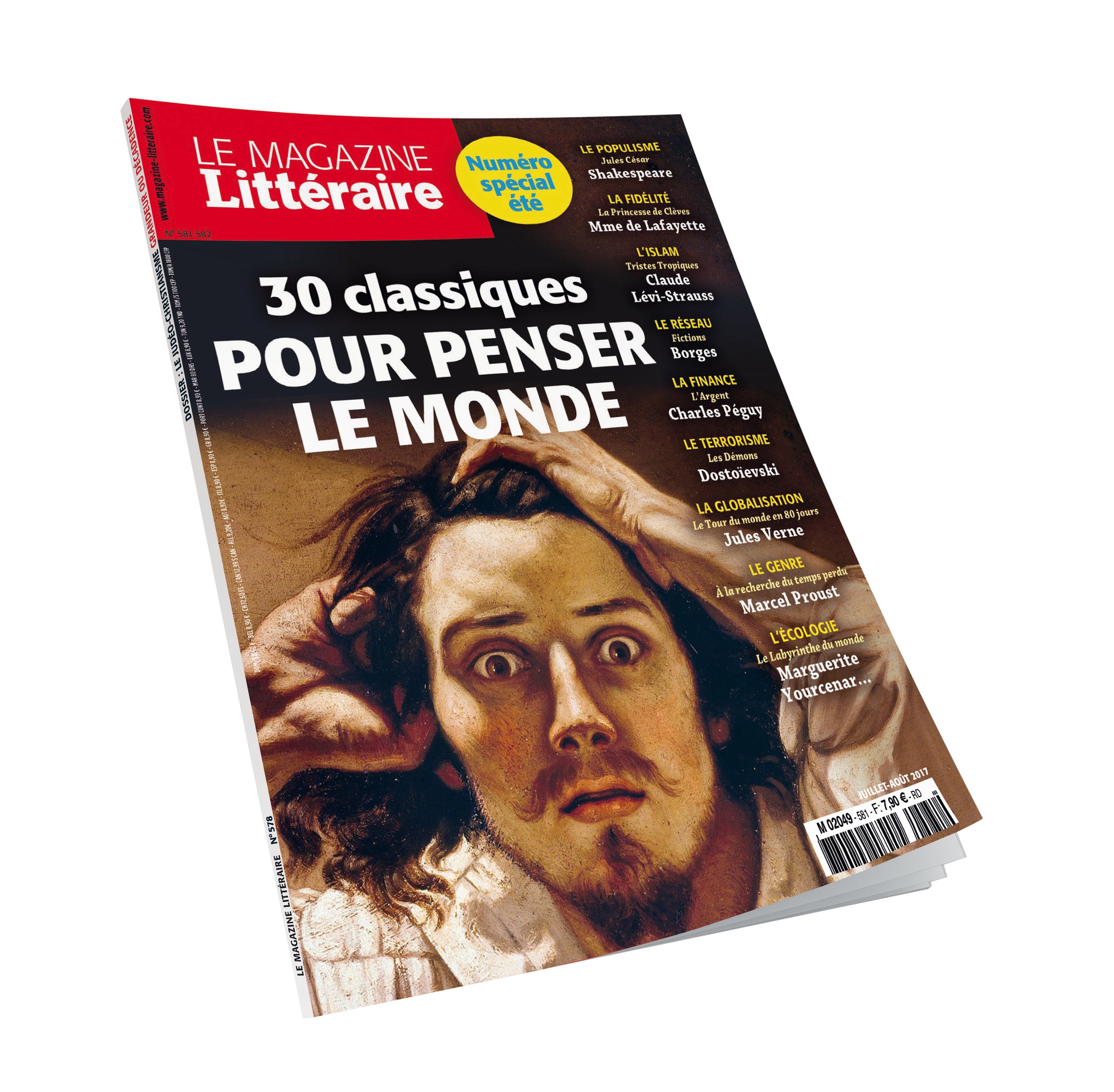 Magazine Littéraire n°581 / 582 - 30 classiques pour penser le monde - juin 2017.