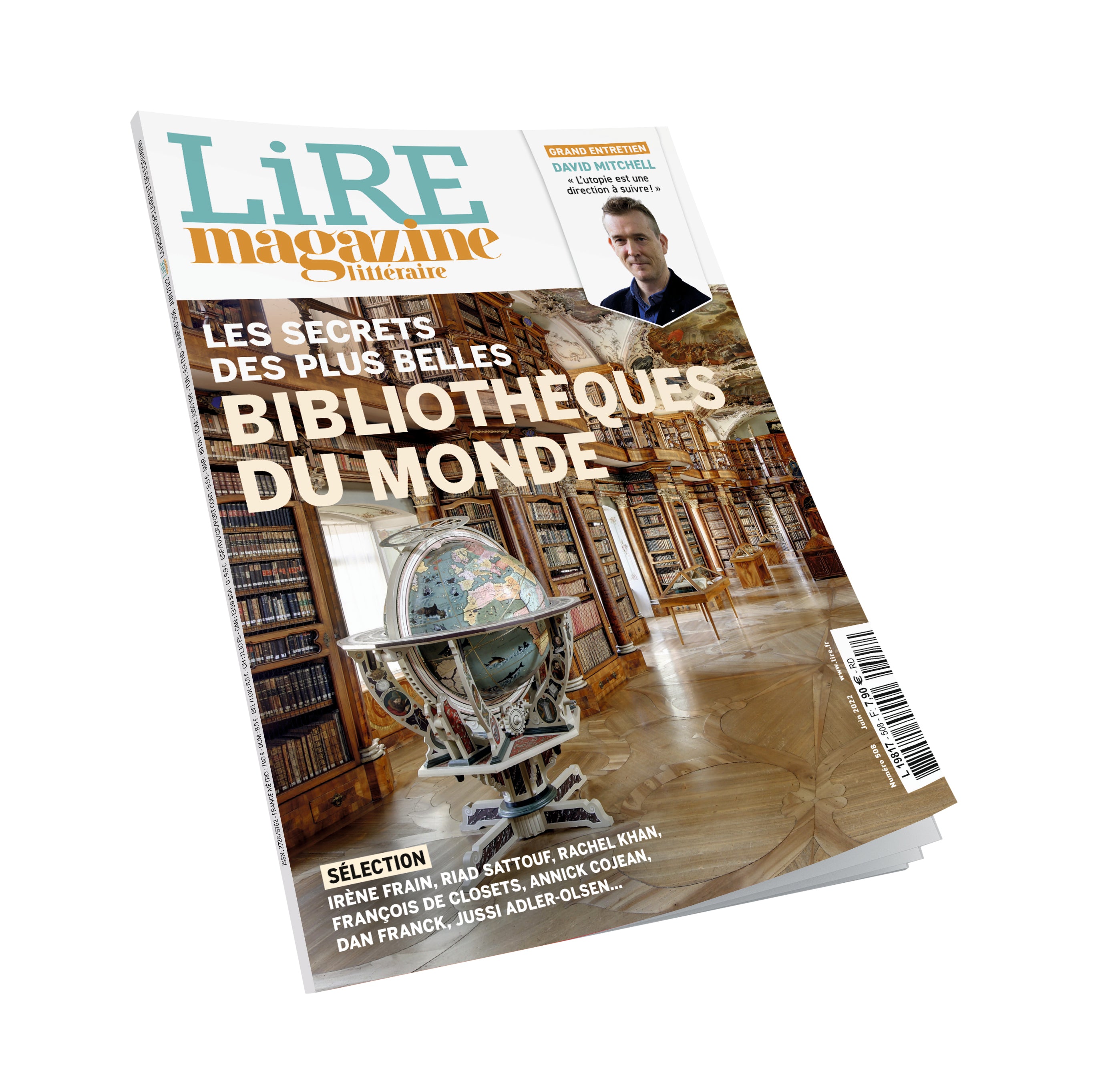 Lire Magazine Littéraire n°508 - Les secrets des plus belles bibliothèques du monde - Juin 2022