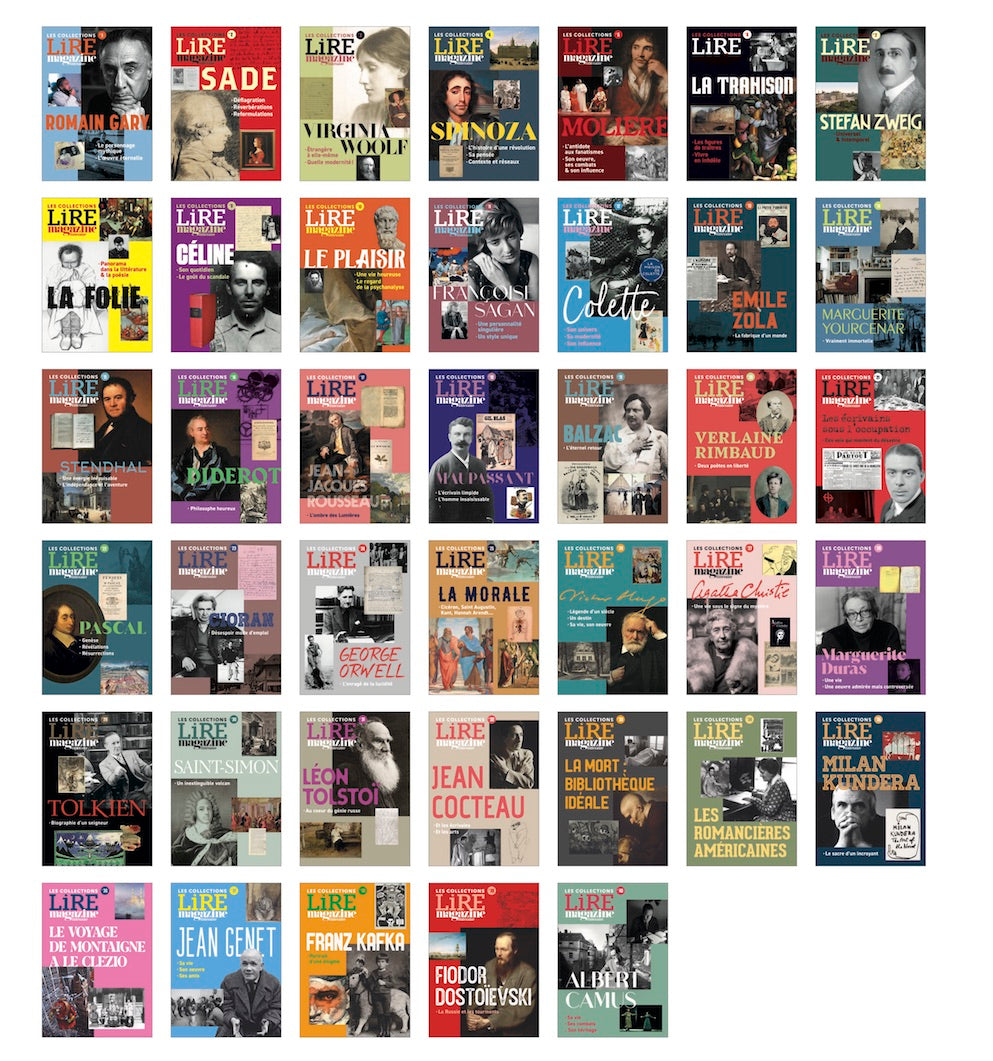 Les 40 volumes des collections de Lire Magazine Littéraire - Format numérique