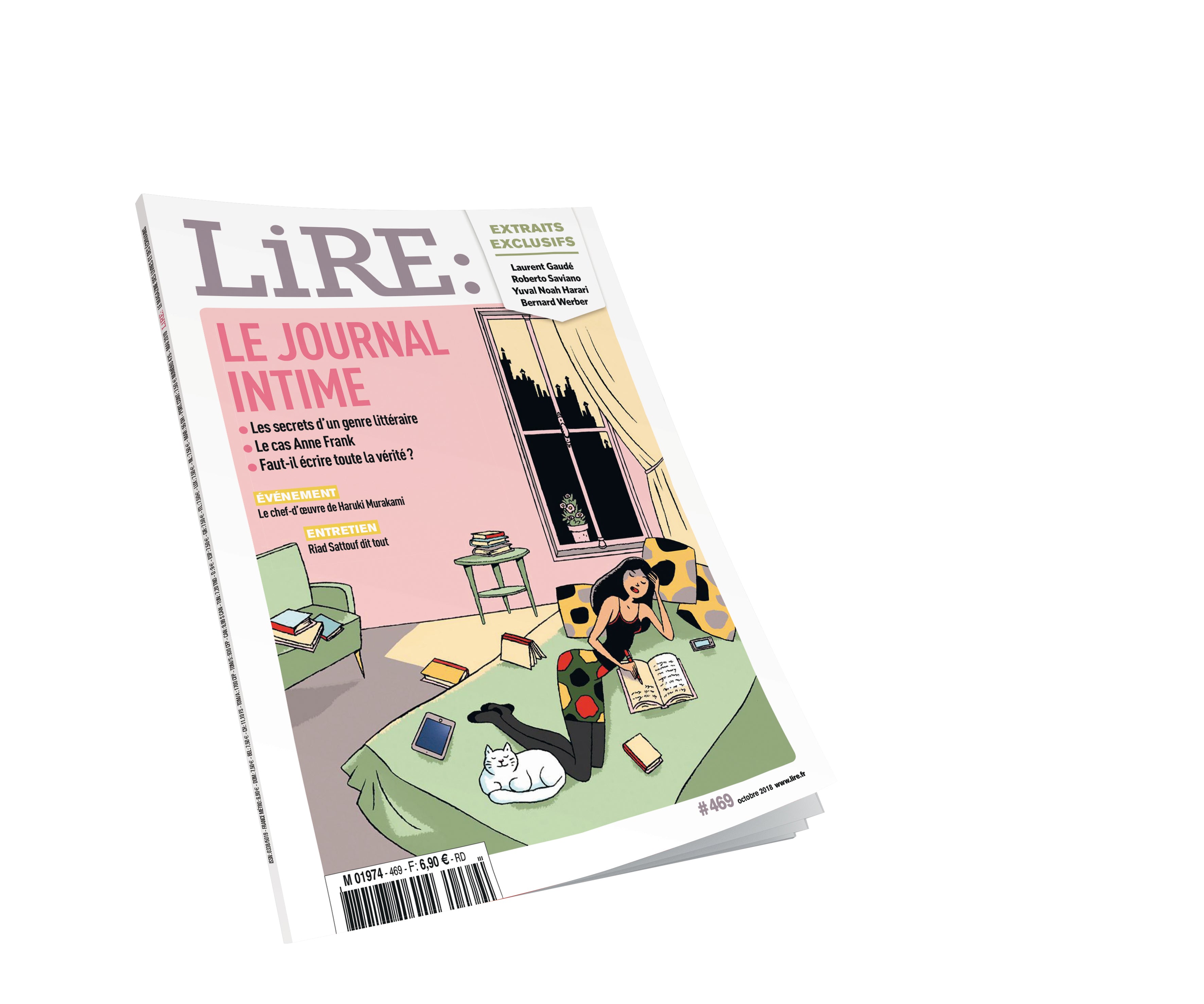 Lire n°469 - Le journal intime - octobre 2018.