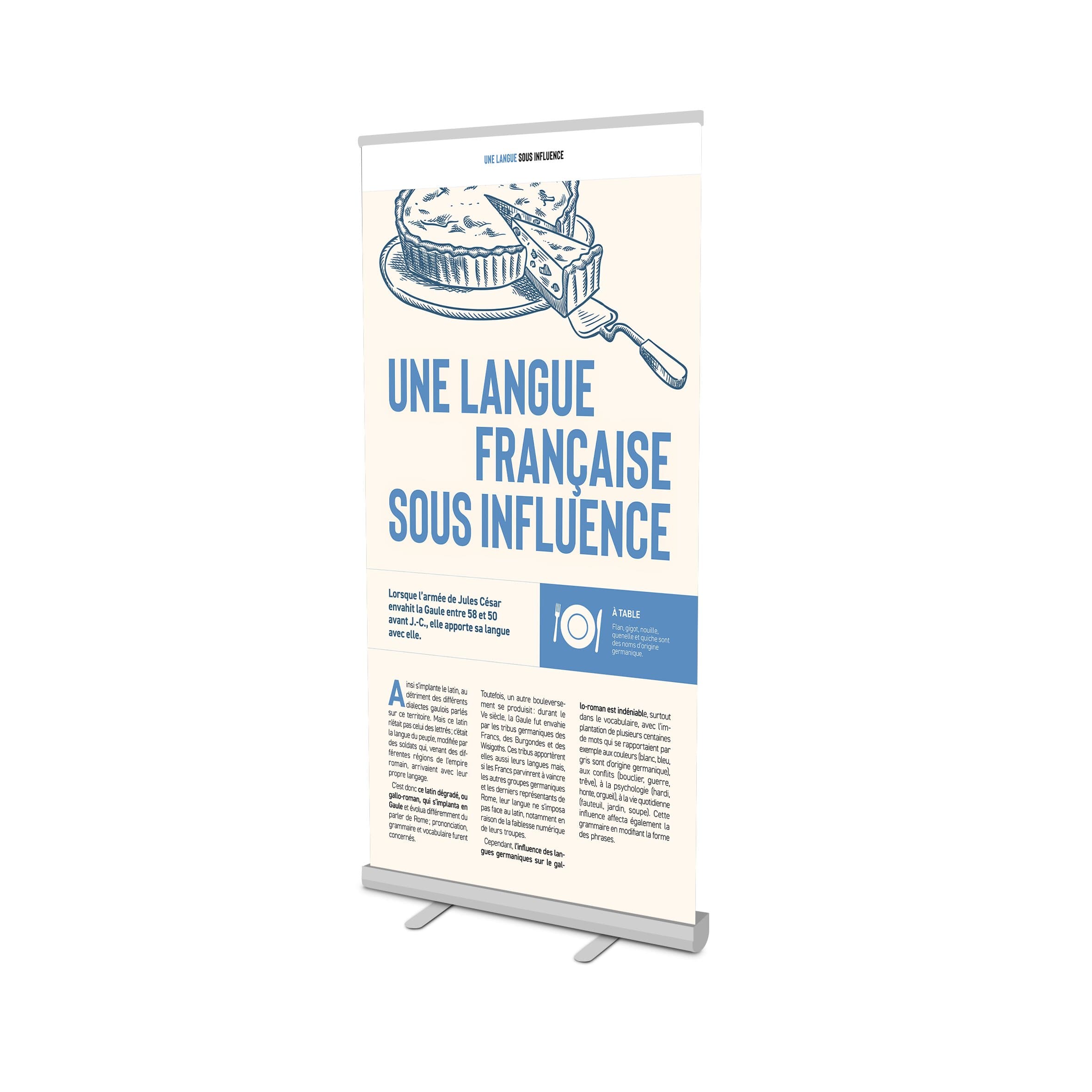 Exposition - Le Français, une langue sous influence - Format Kakémonos