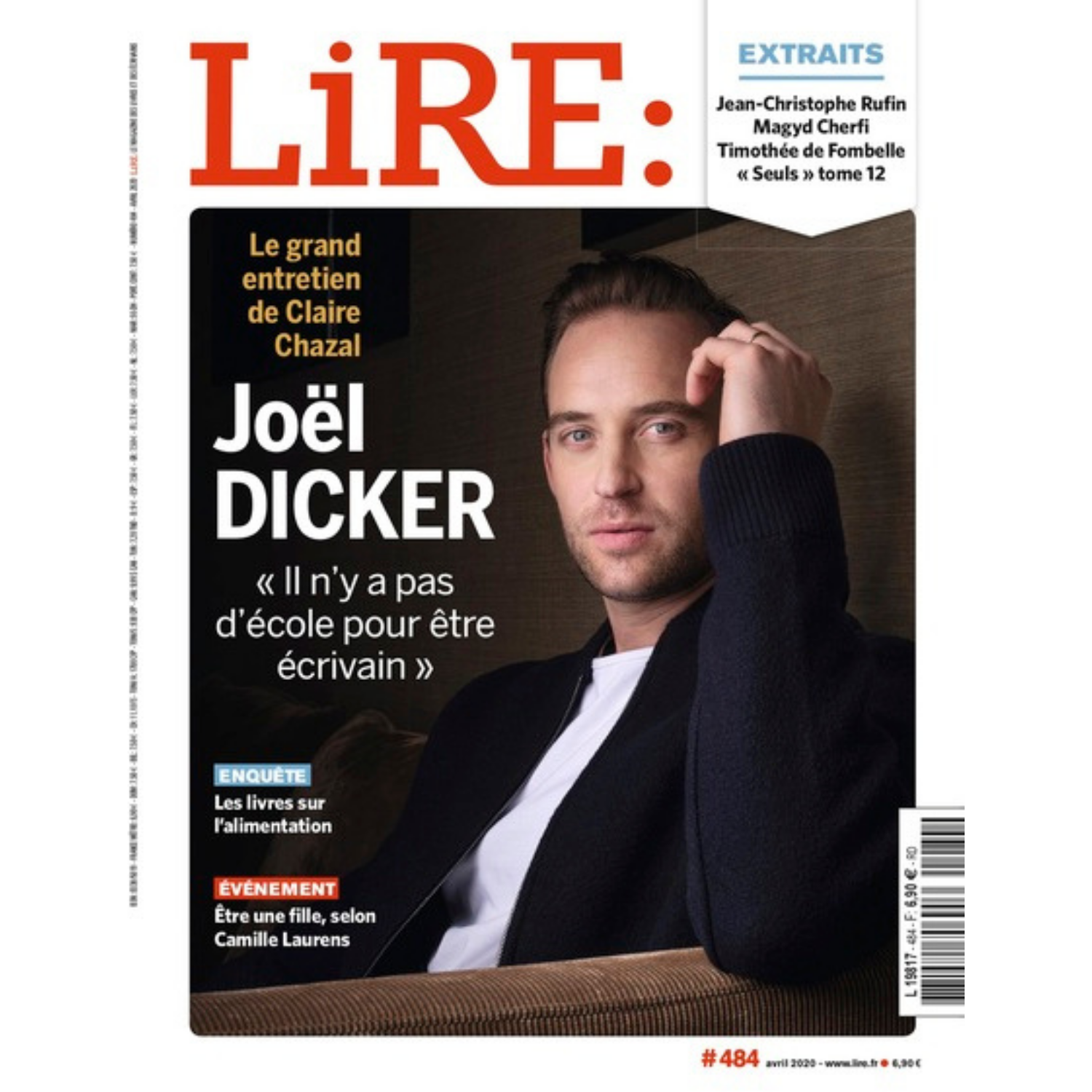 Lire n°484 - Joël Dicker - avril 2020.