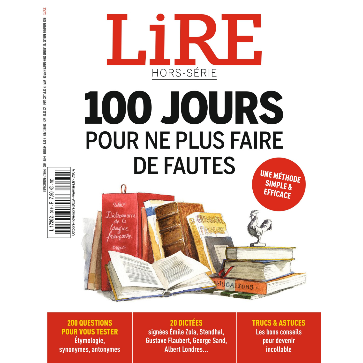 Hors-Série Lire - 100 jours pour ne plus faire de fautes - octobre novembre 2019.