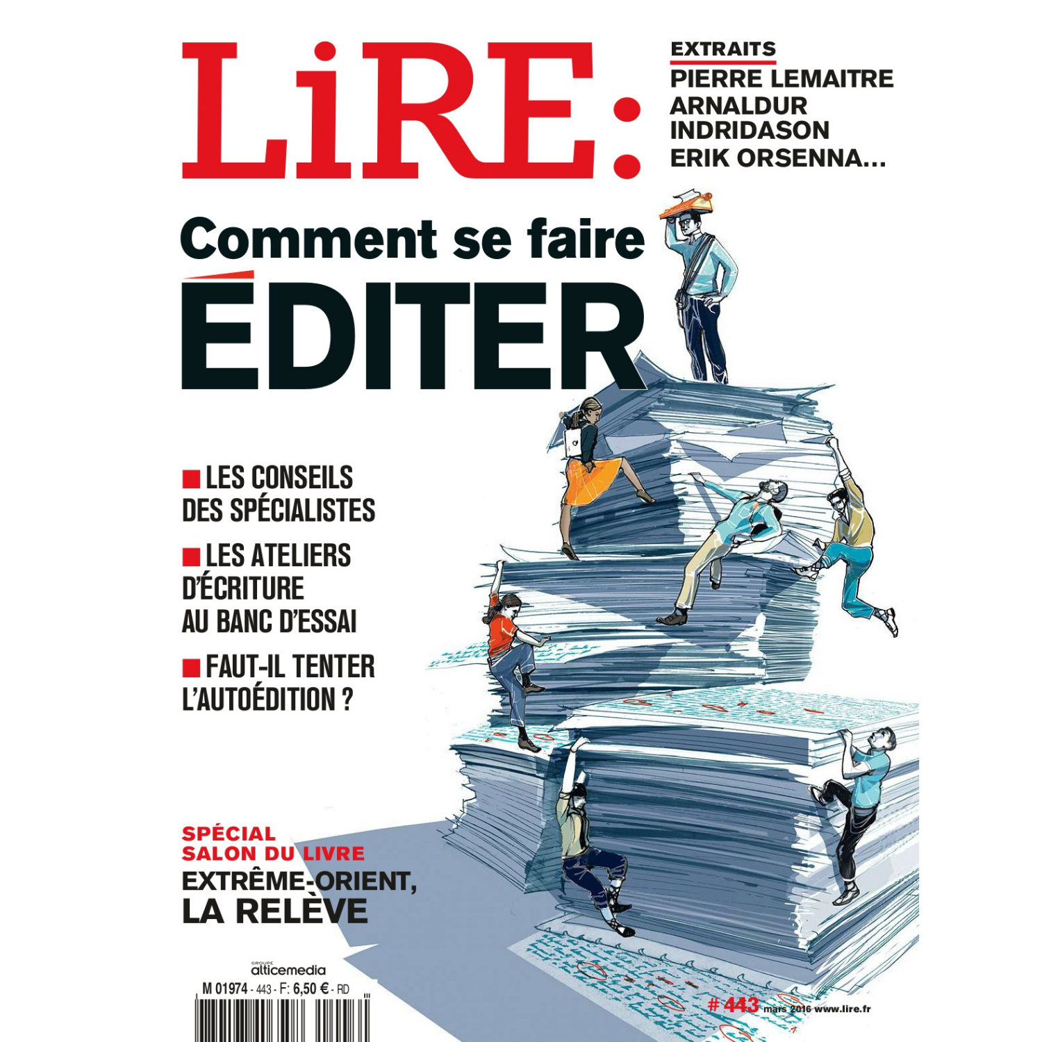 Lire n°443 - Comment se faire éditer - mars 2016.