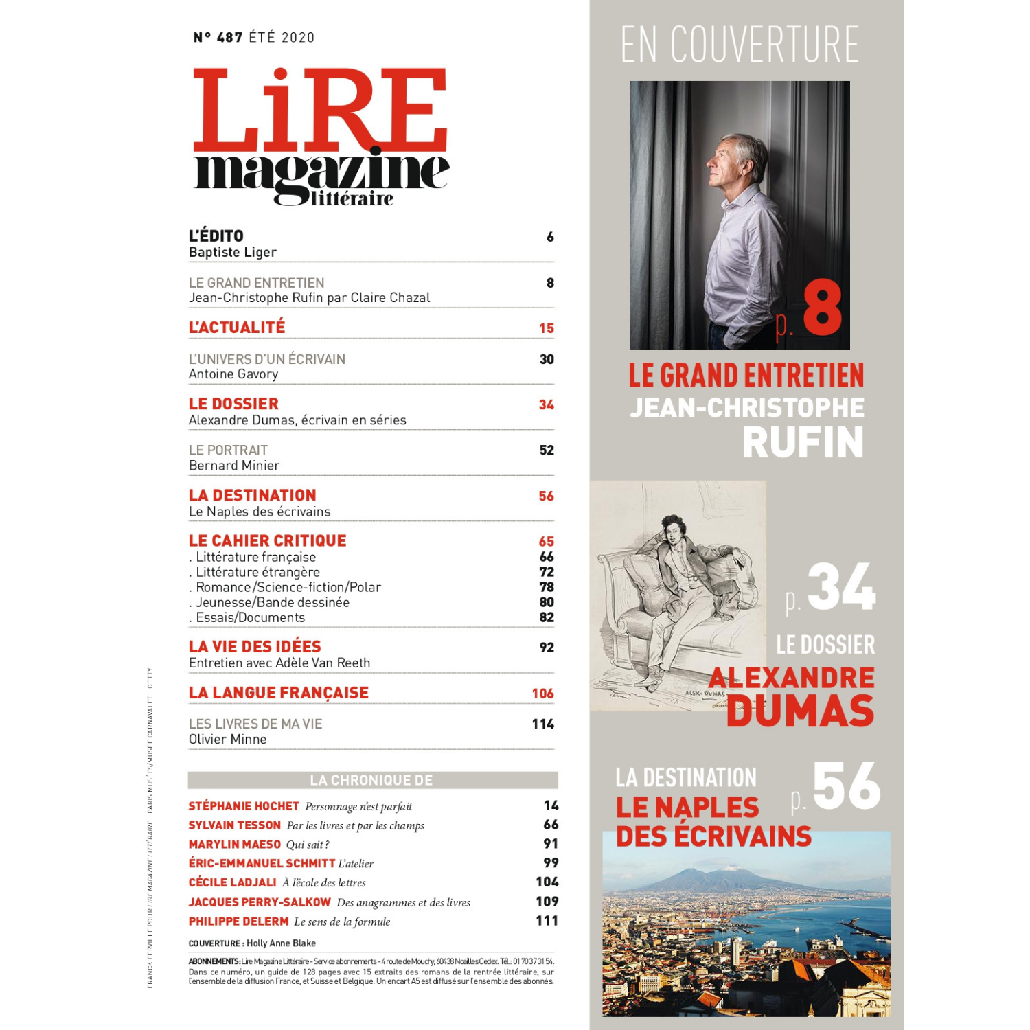 Lire Magazine Littéraire n°487 - 60 livres pour l&