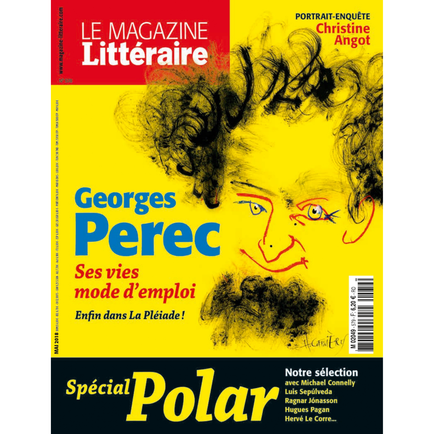 Magazine Littéraire n°579 - Georges Perec - avril 2017.