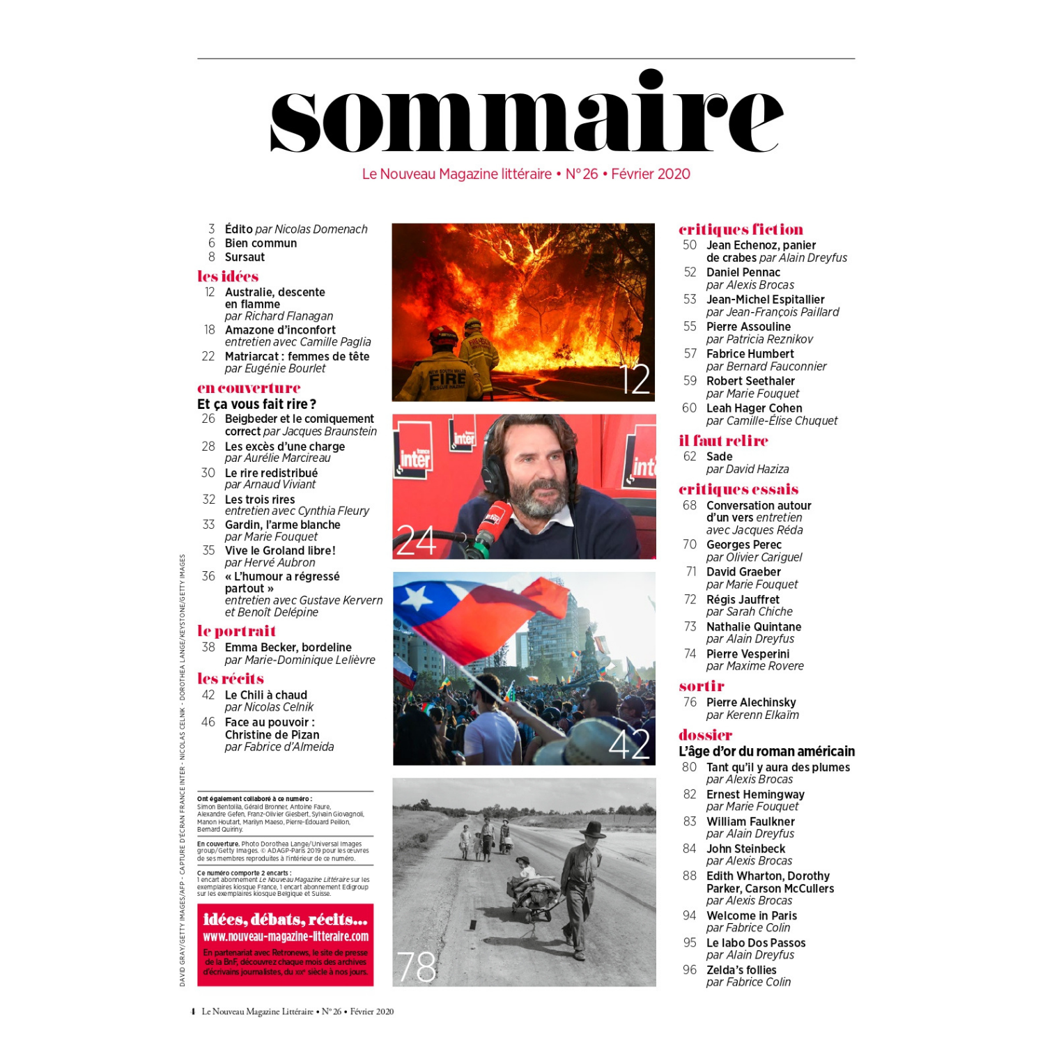Nouveau Magazine Littéraire n°26 - L&