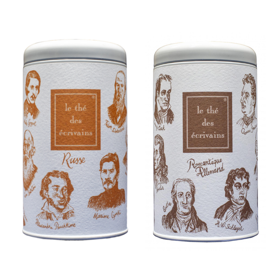 Le coffret - Le Thé des Écrivains ® Russe & Romantique Allemand.