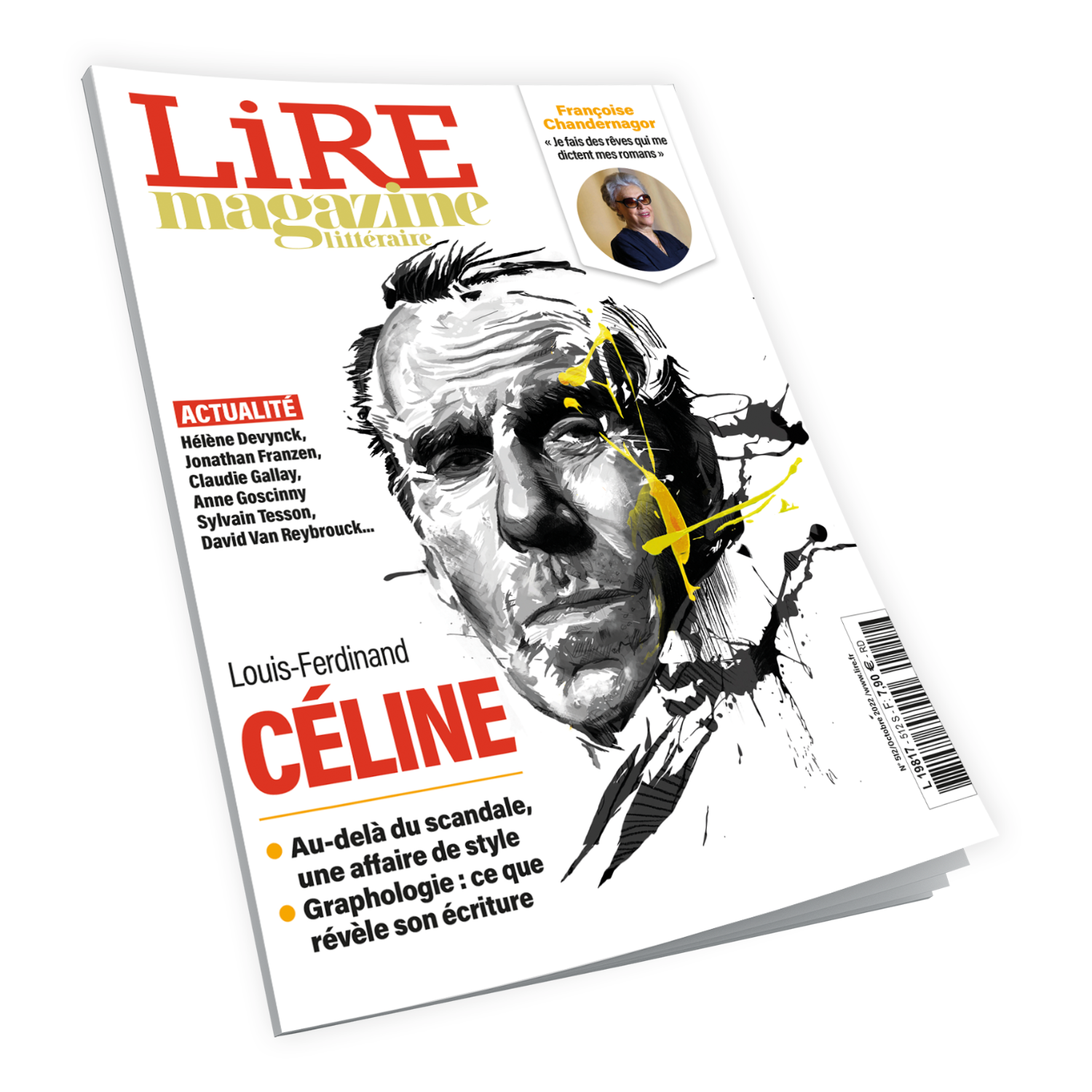 Lire Magazine littéraire n°512 - Louis Ferdinand Céline - Octobre 2022