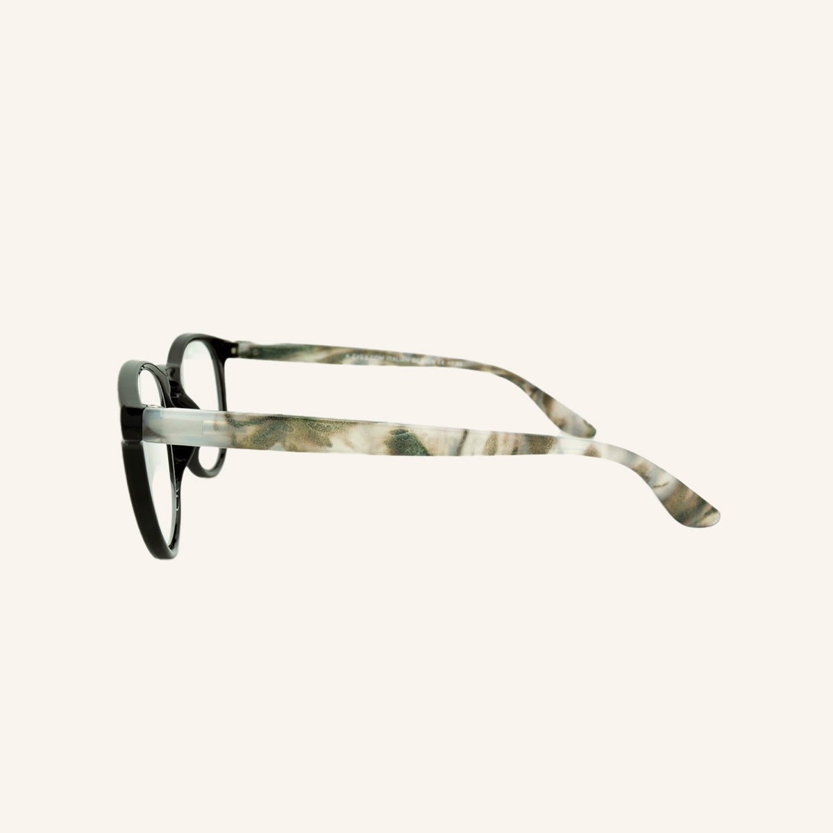 Lunettes de lecture ronde - modèle mixte.