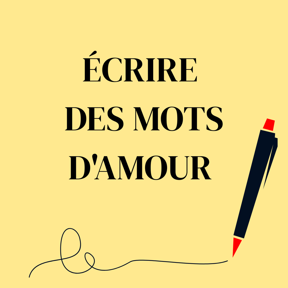 « Écrire des mots d&