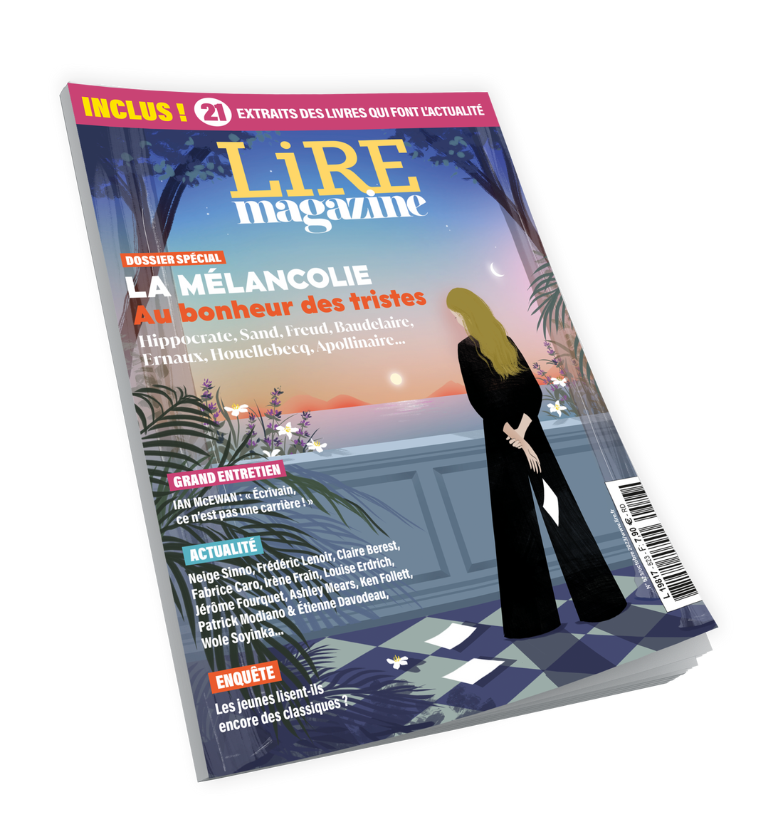 Lire Magazine n°523 - La mélancolie: au bonheur des tristes - Octobre 2023