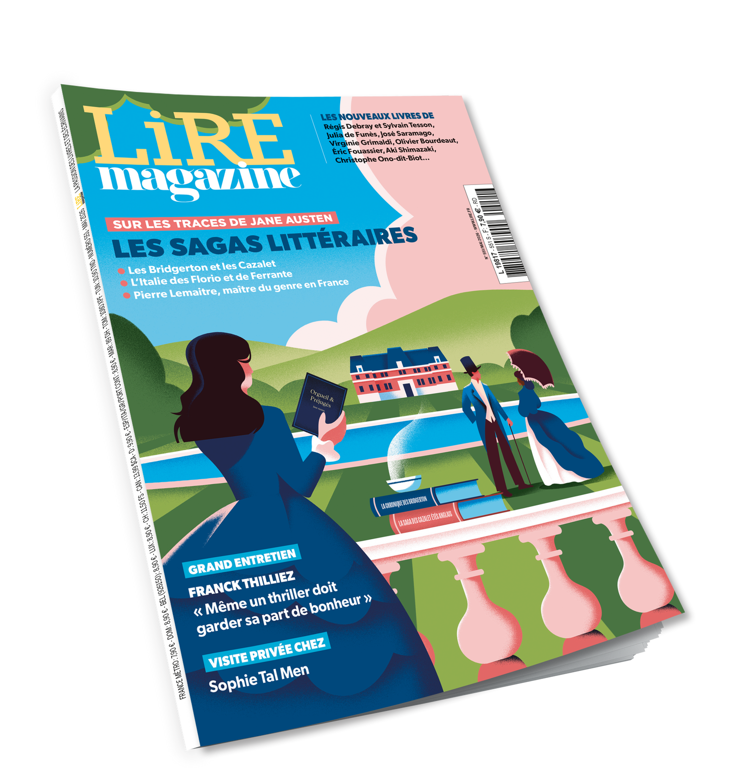 Lire Magazine n°551 - LES SAGAS LITTÉRAIRES, Sur les traces de Jane Austen