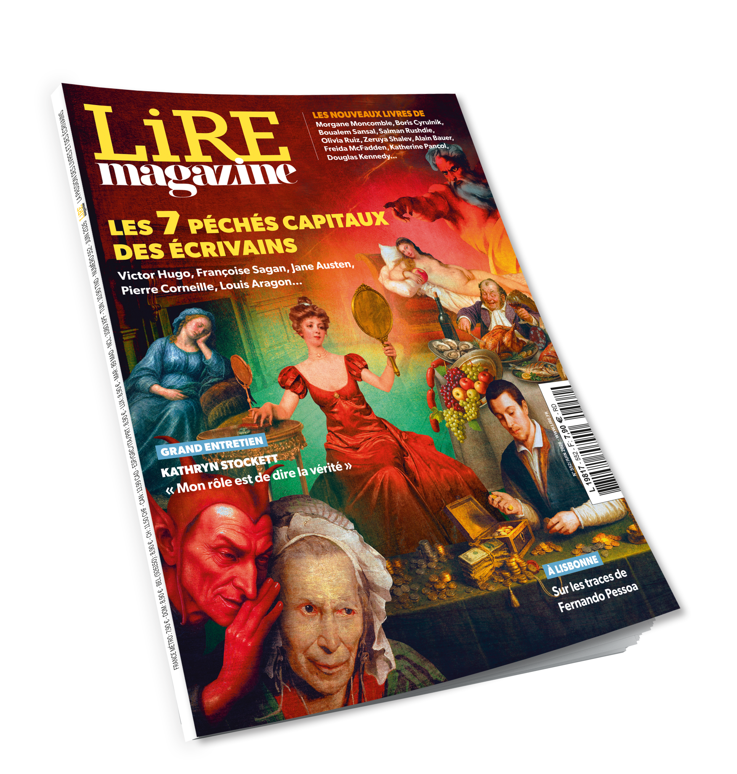 Lire Magazine n°552 - Les 7 péchés capitaux des écrivains