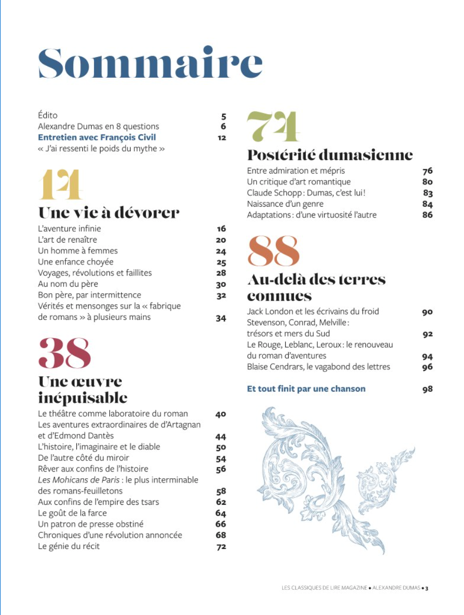 Sommaire Dumas