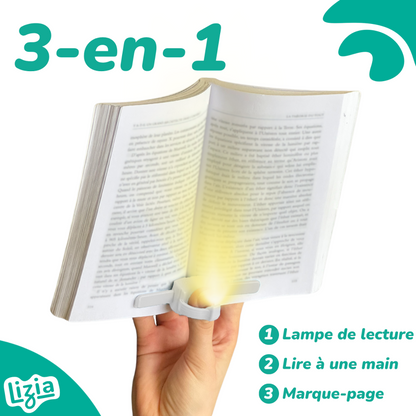 Lizia - La lampe de lecture 3-en-1 - Blanche