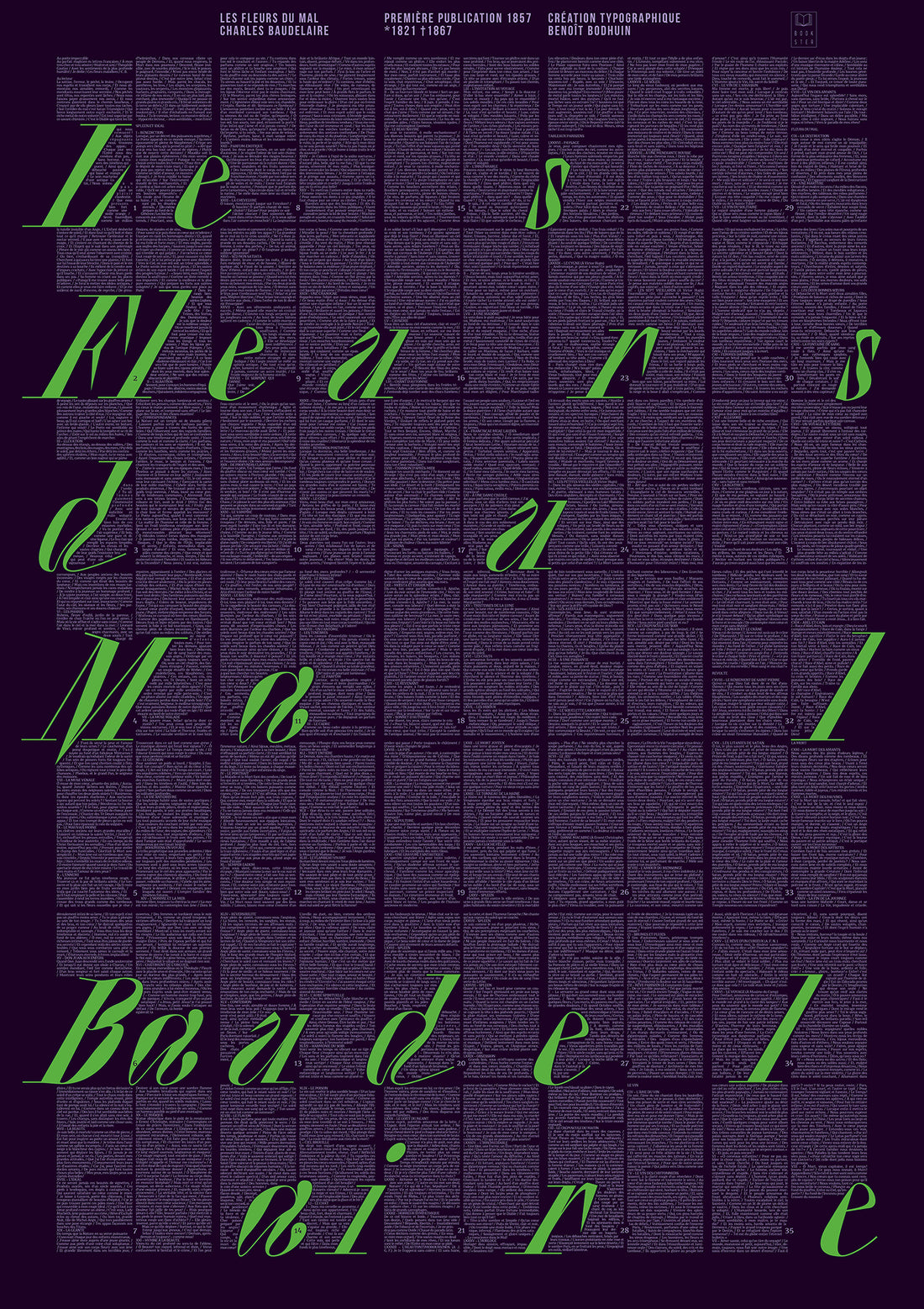 Affiche Bookster - Livre d&