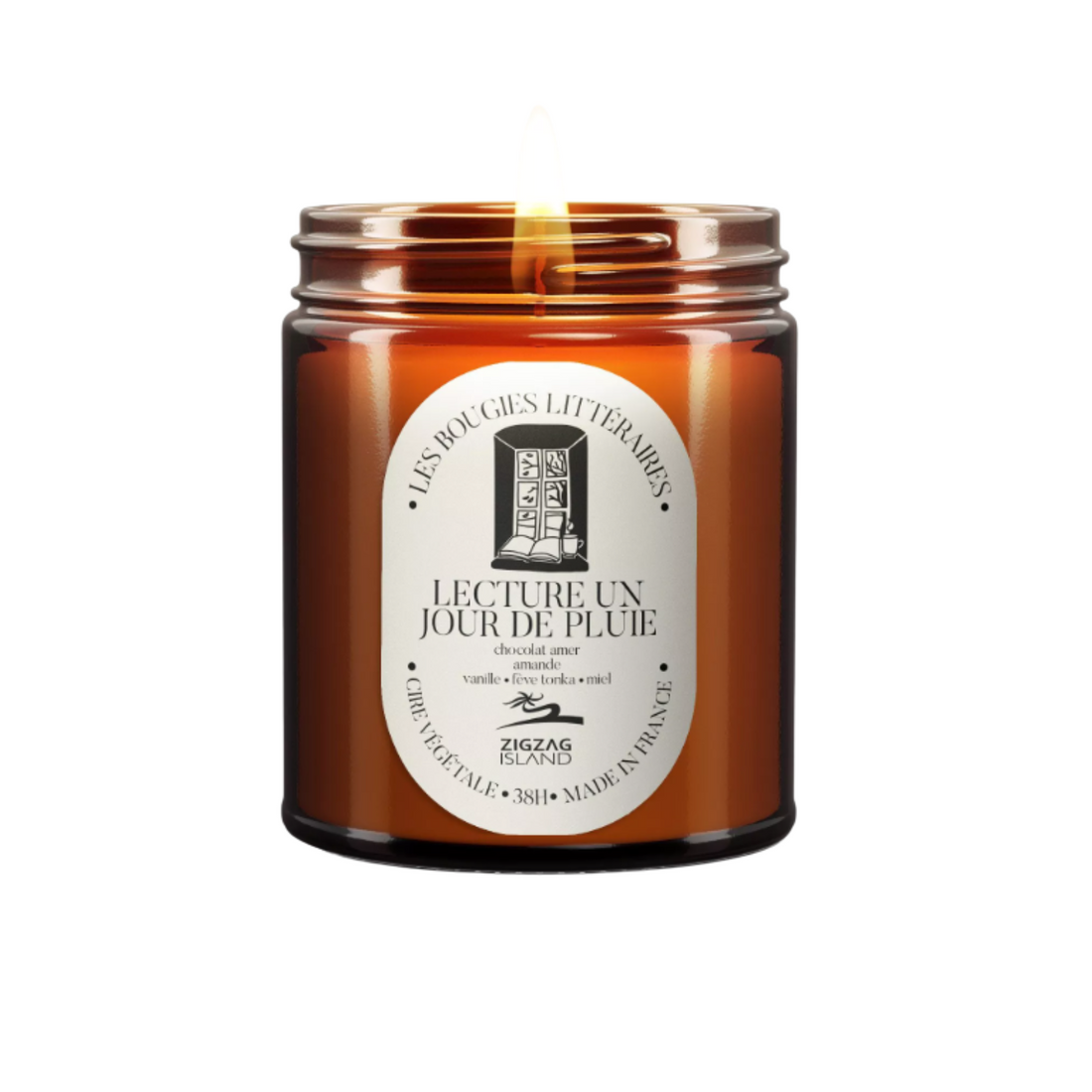 Bougie littéraire végétale - Jour de pluie