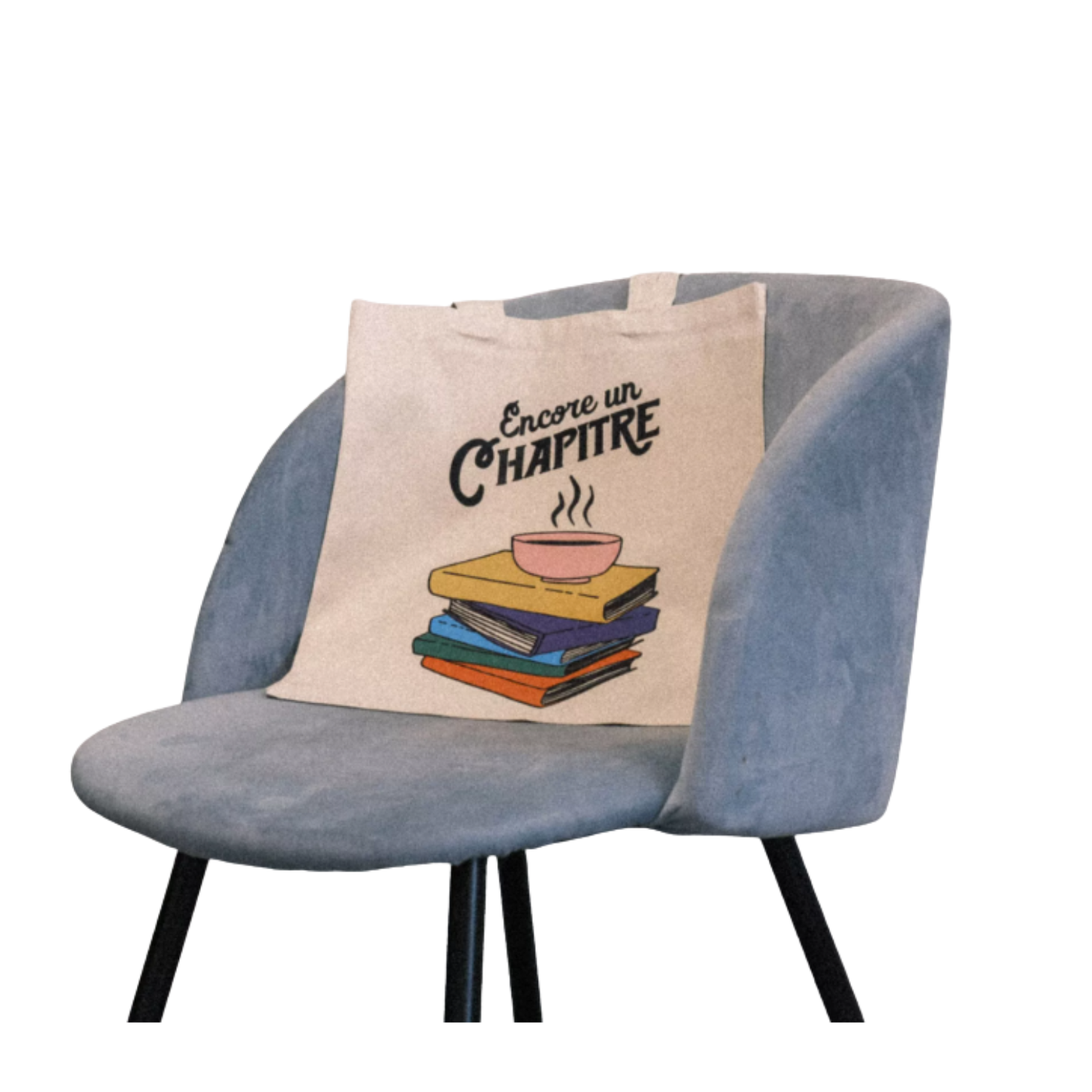 Le tote-bag en coton bio « encore un chapitre »