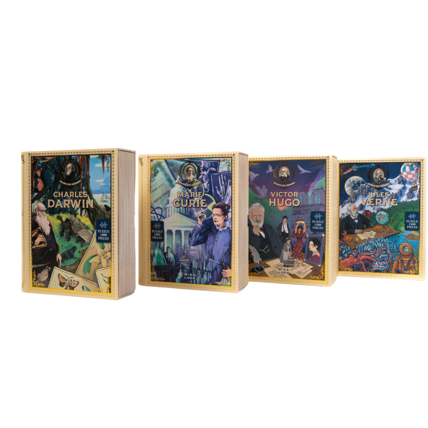 Puzzle - « La Galerie des Légendes » - Le pack de quatre puzzles