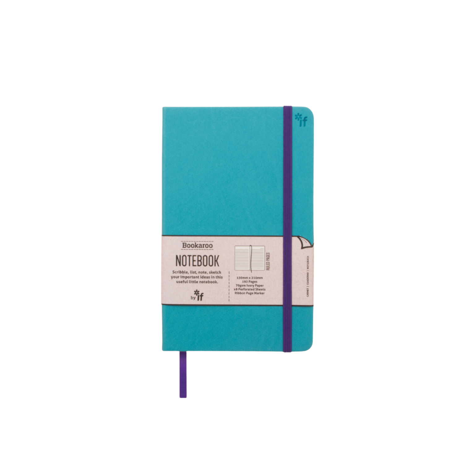 Le joli carnet de notes turquoise ou jaune