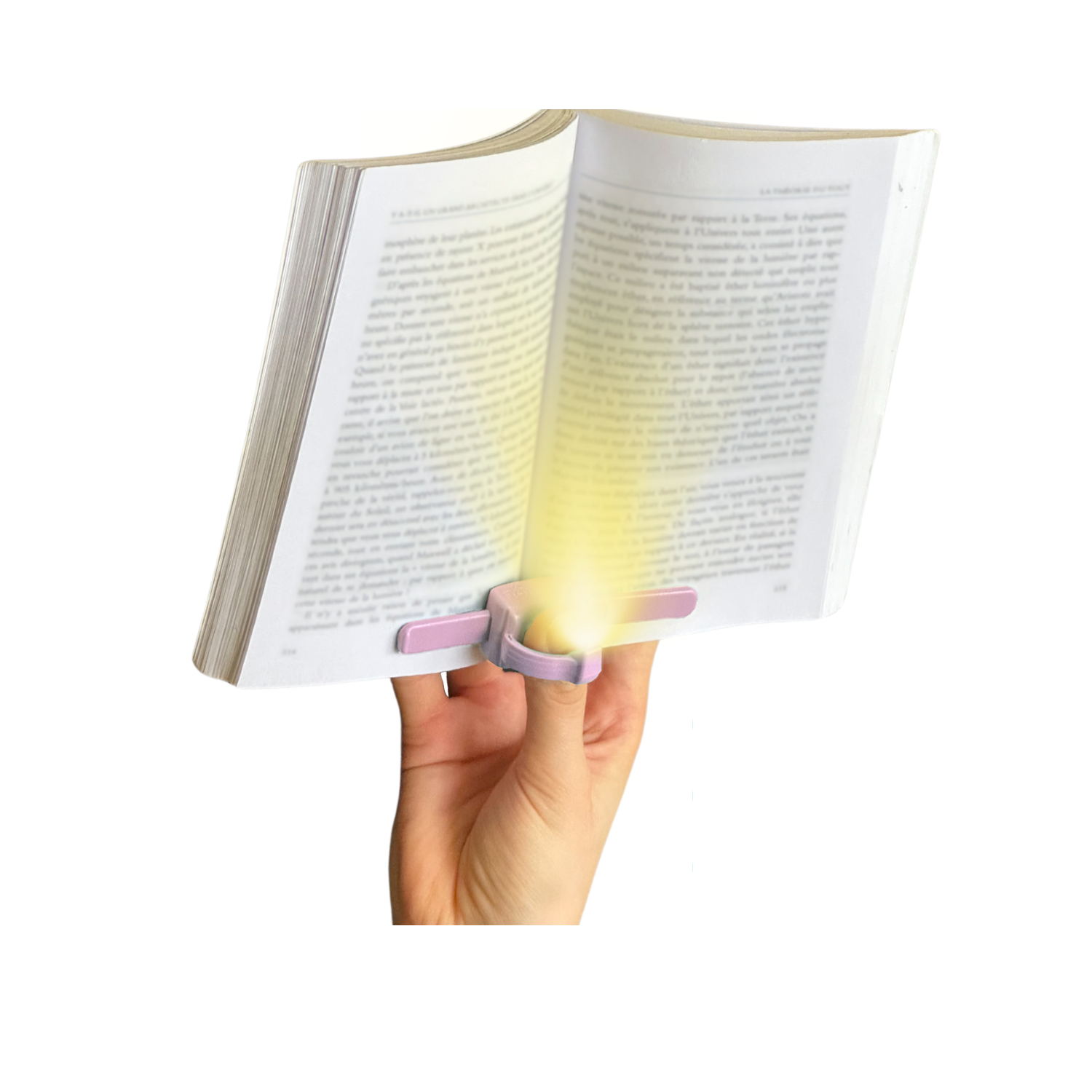 Lizia - La lampe de lecture 3-en-1 - Violette