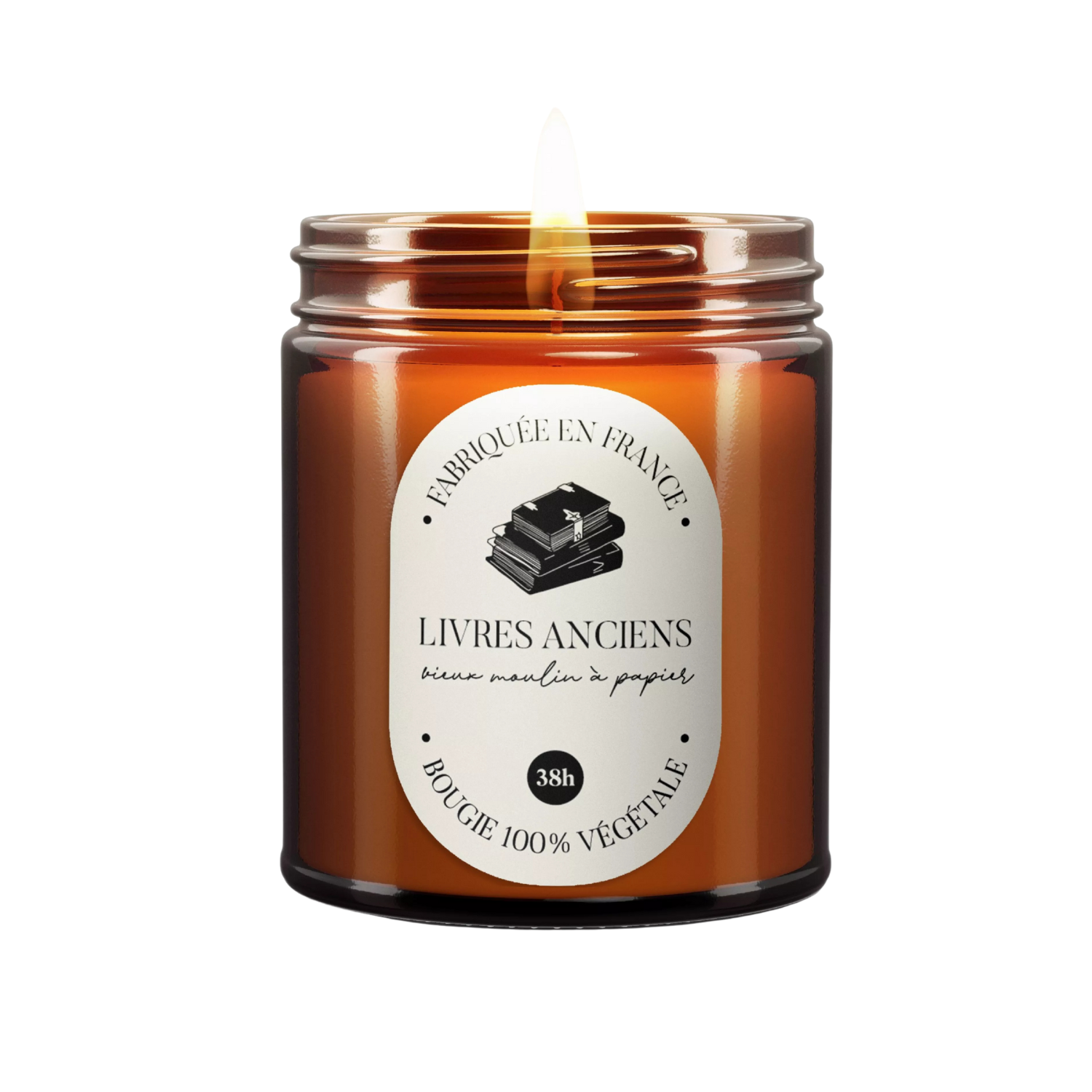 Bougie littéraire - Odeur livres anciens