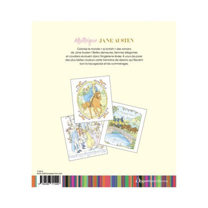Le cahier de coloriage pour adulte - Mythique Jane Austen !