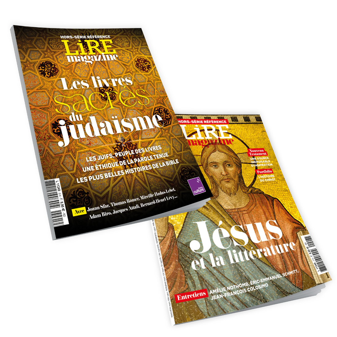 Hors-séries référence - Les livres sacrés du judaïsme  &amp; Jésus et la littérature - Le duo