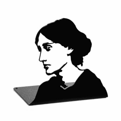 Serre-livre en métal Virginia Woolf