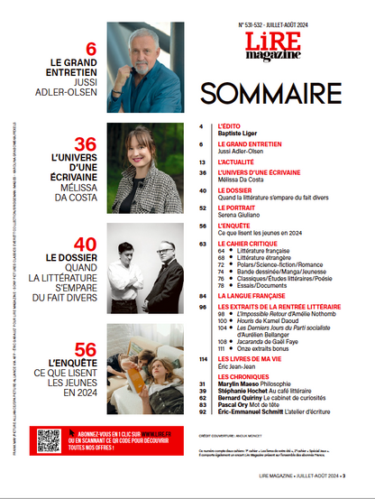 Lire Magazine n°531 / 532 - Les livres de votre été + 32 pages de jeux langue française &amp; littérature