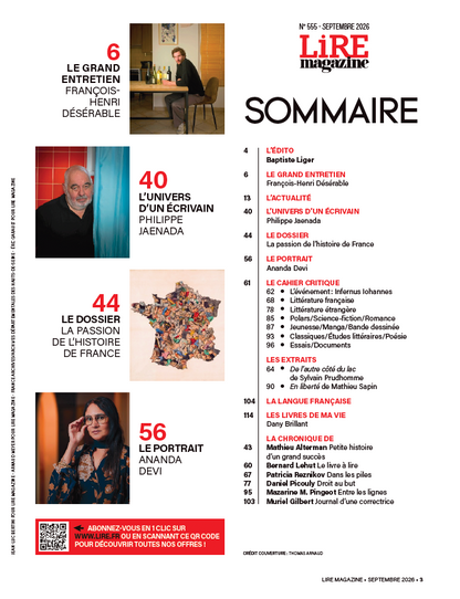 Lire Magazine n°555 – Spécial rentrée littéraire 2026