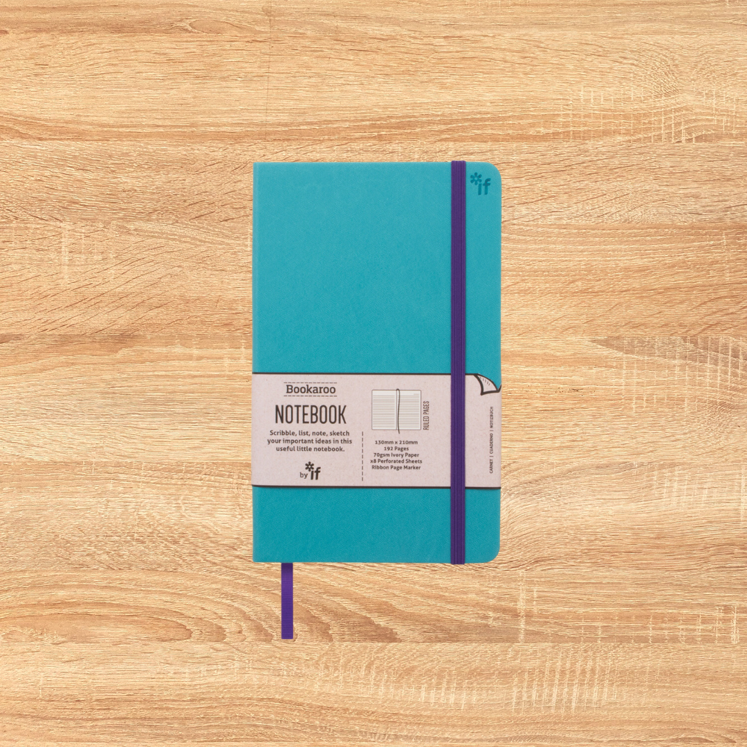 Le joli carnet de notes turquoise ou jaune